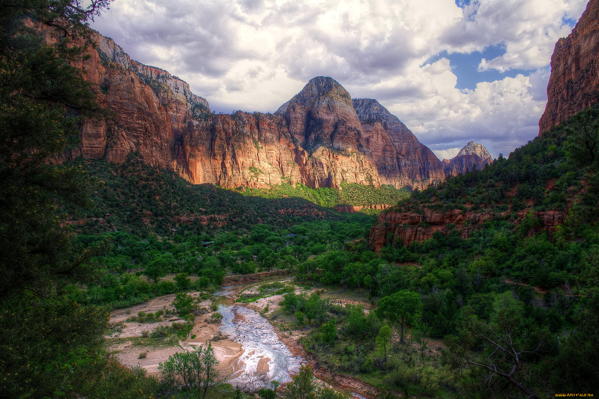 природа, реки, озера, река, лес