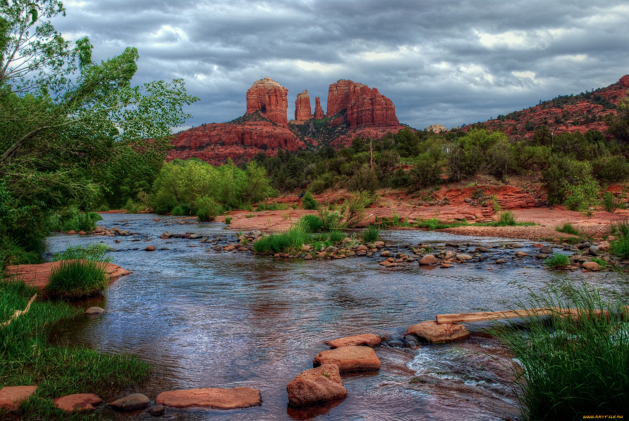 природа, реки, озера, лес, горы, река