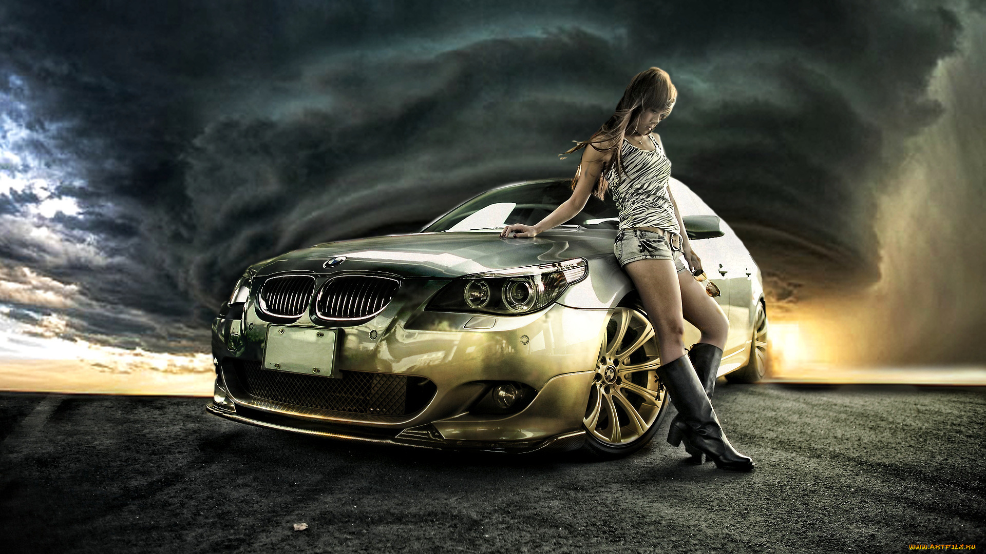 автомобили, -авто, с, девушками, bmw