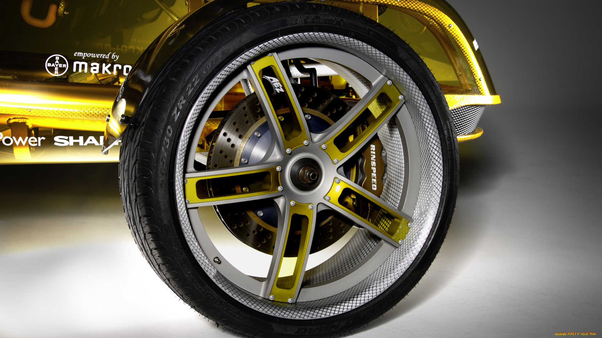 автомобили, диски, желтый, прототип, колесо, vamswiss, rinspeed, концепт, кар, exasis