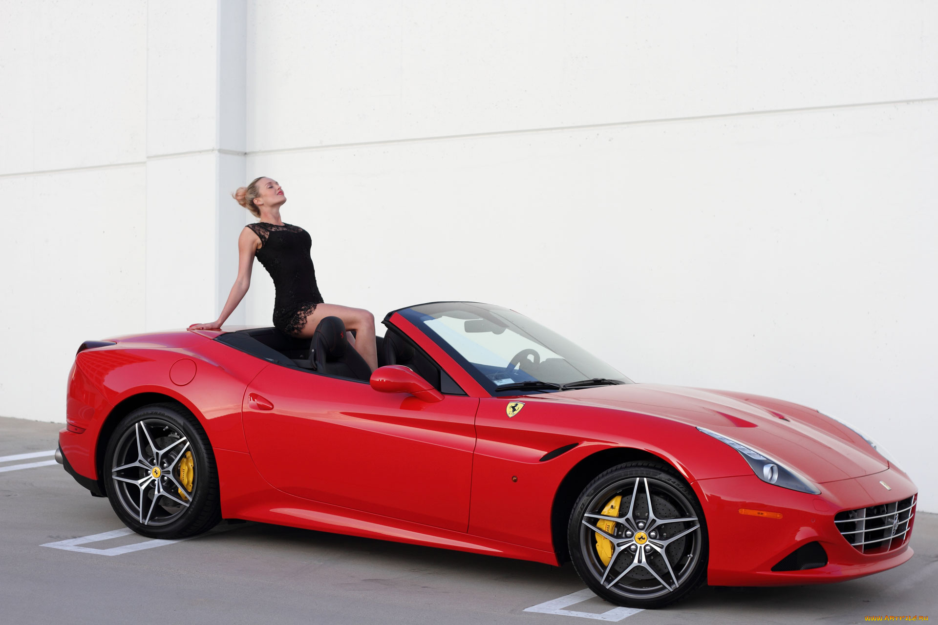 ferrari, girl, 10, автомобили, -авто, с, девушками, красный, girl, ferrari