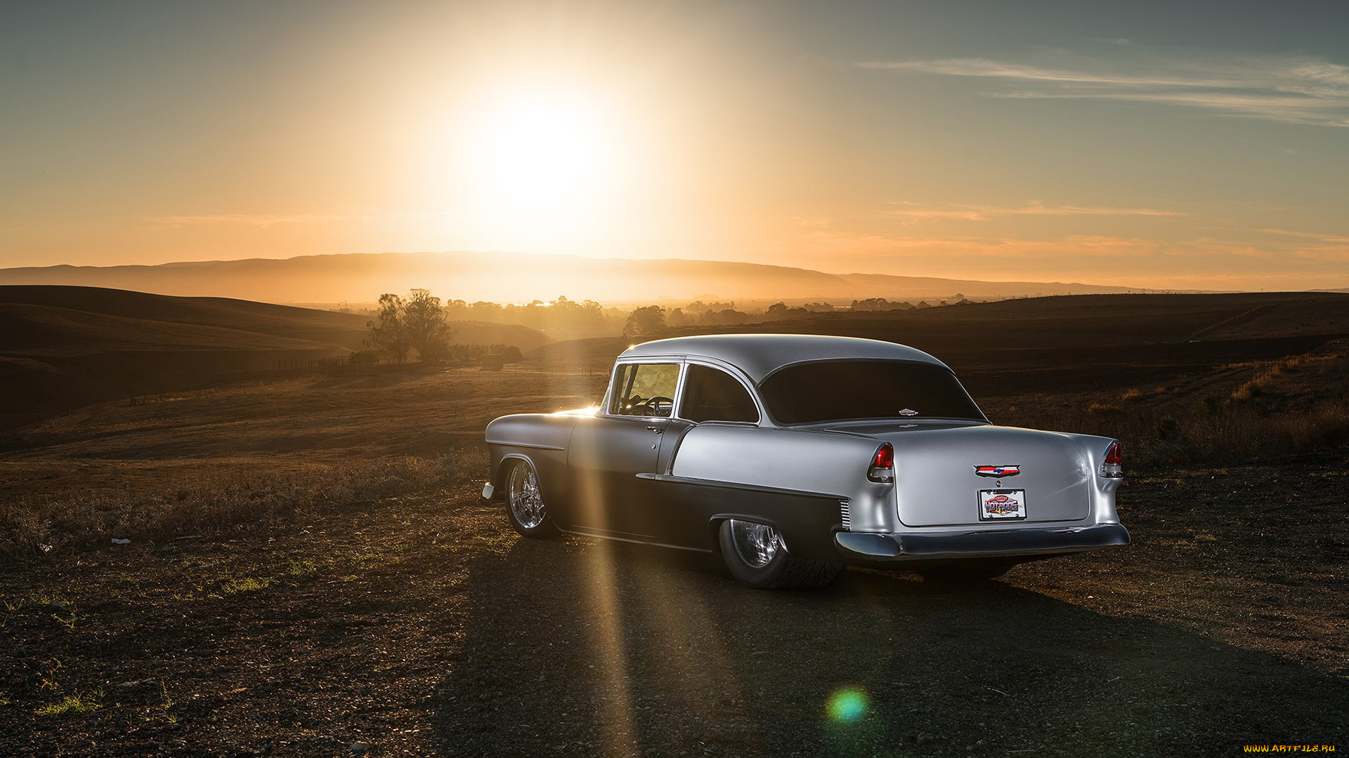 автомобили, chevrolet, 1955