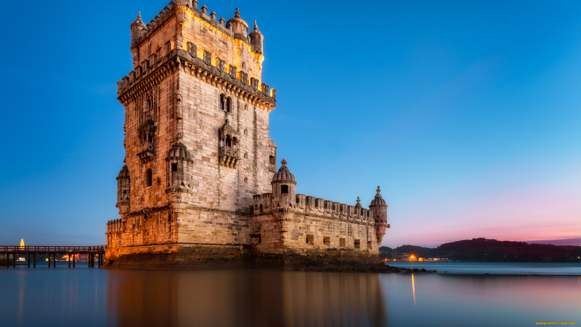 bel&, 233, m, tower, |, lisbon, , portugal, города, лиссабон, , португалия, простор