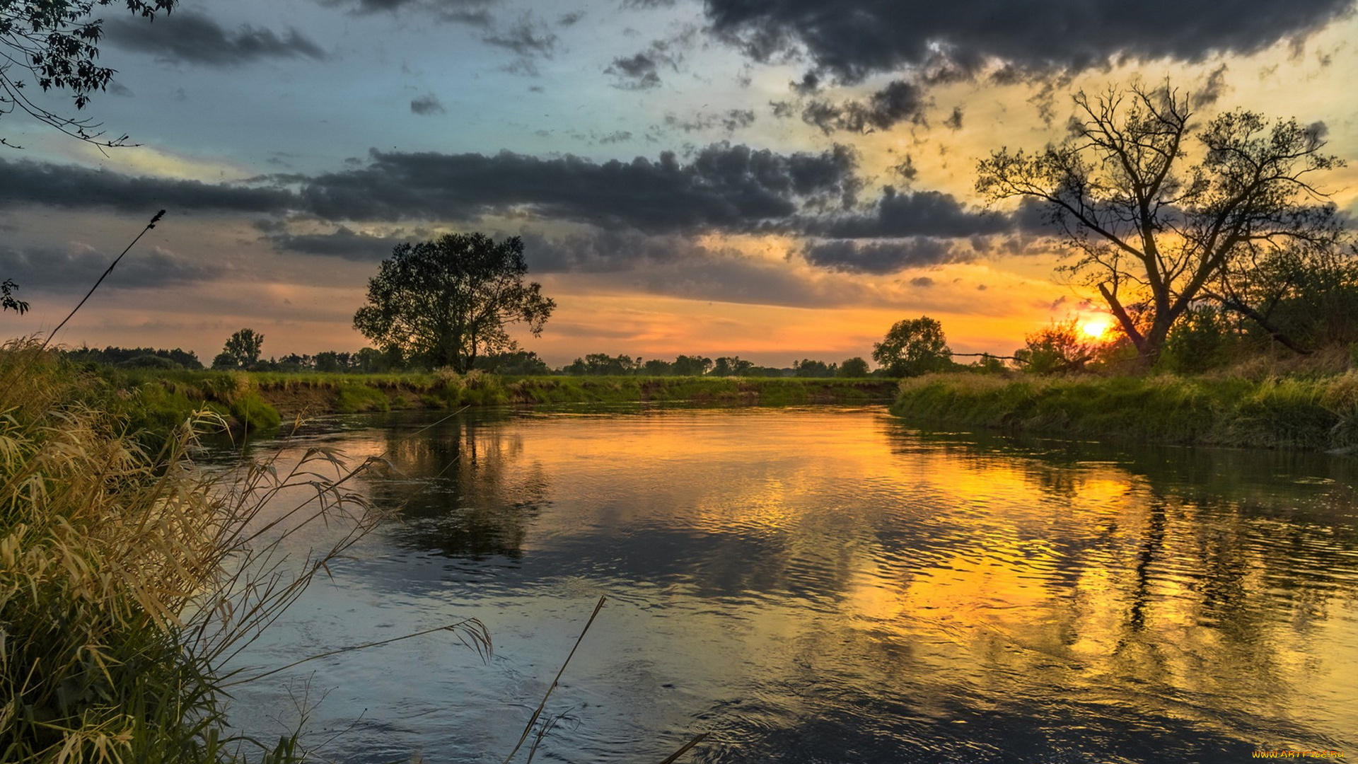 природа, реки, озера, простор