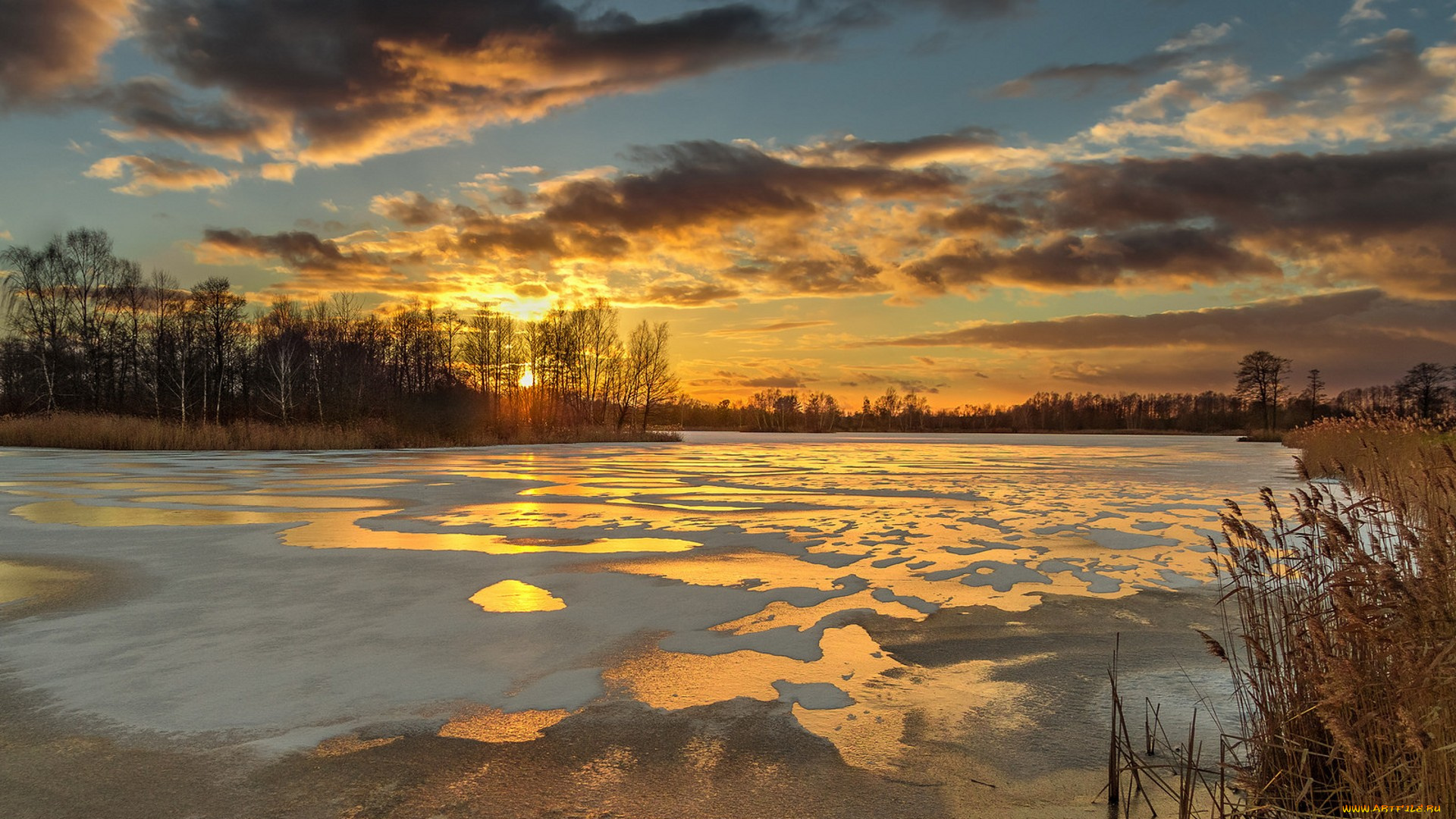 природа, реки, озера, простор