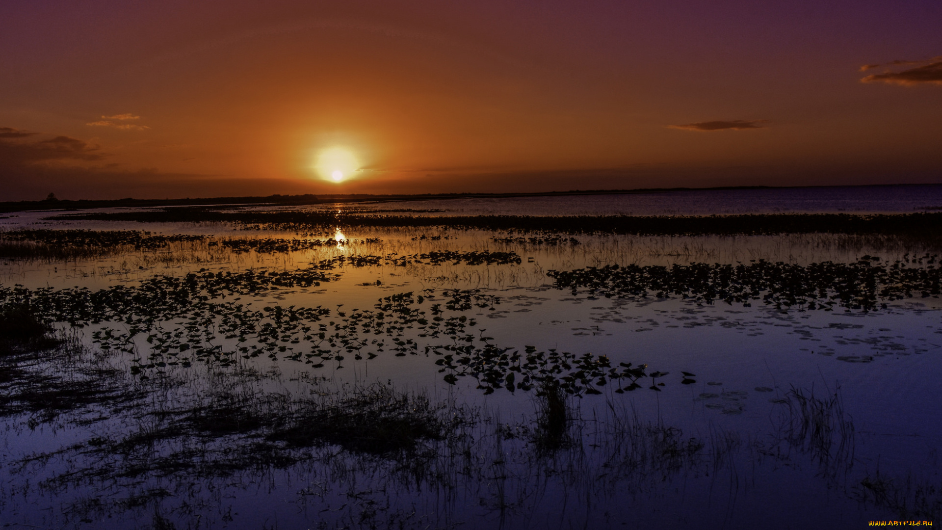 природа, восходы, закаты, простор