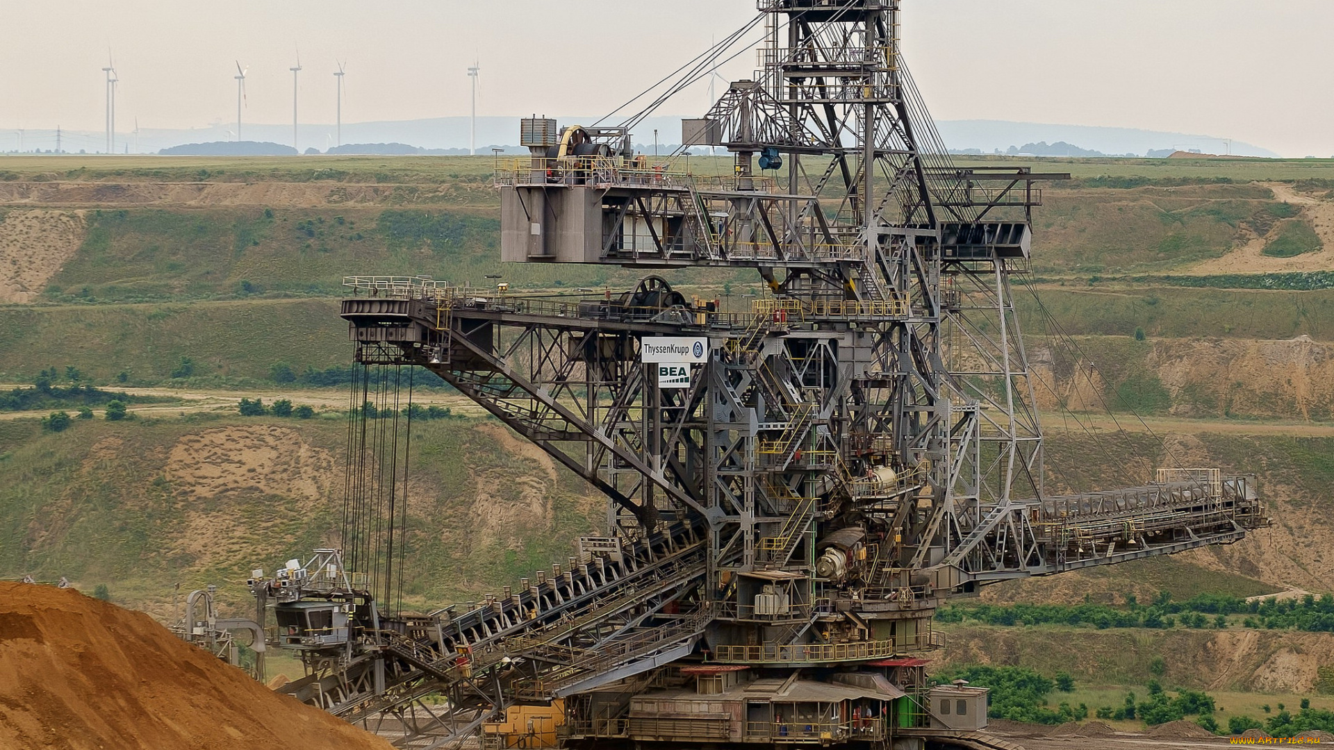 техника, экскаваторы, стрела, ковш