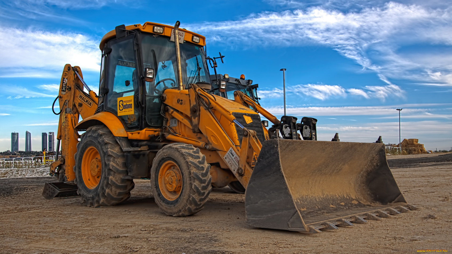 техника, тракторы, поле, трактор