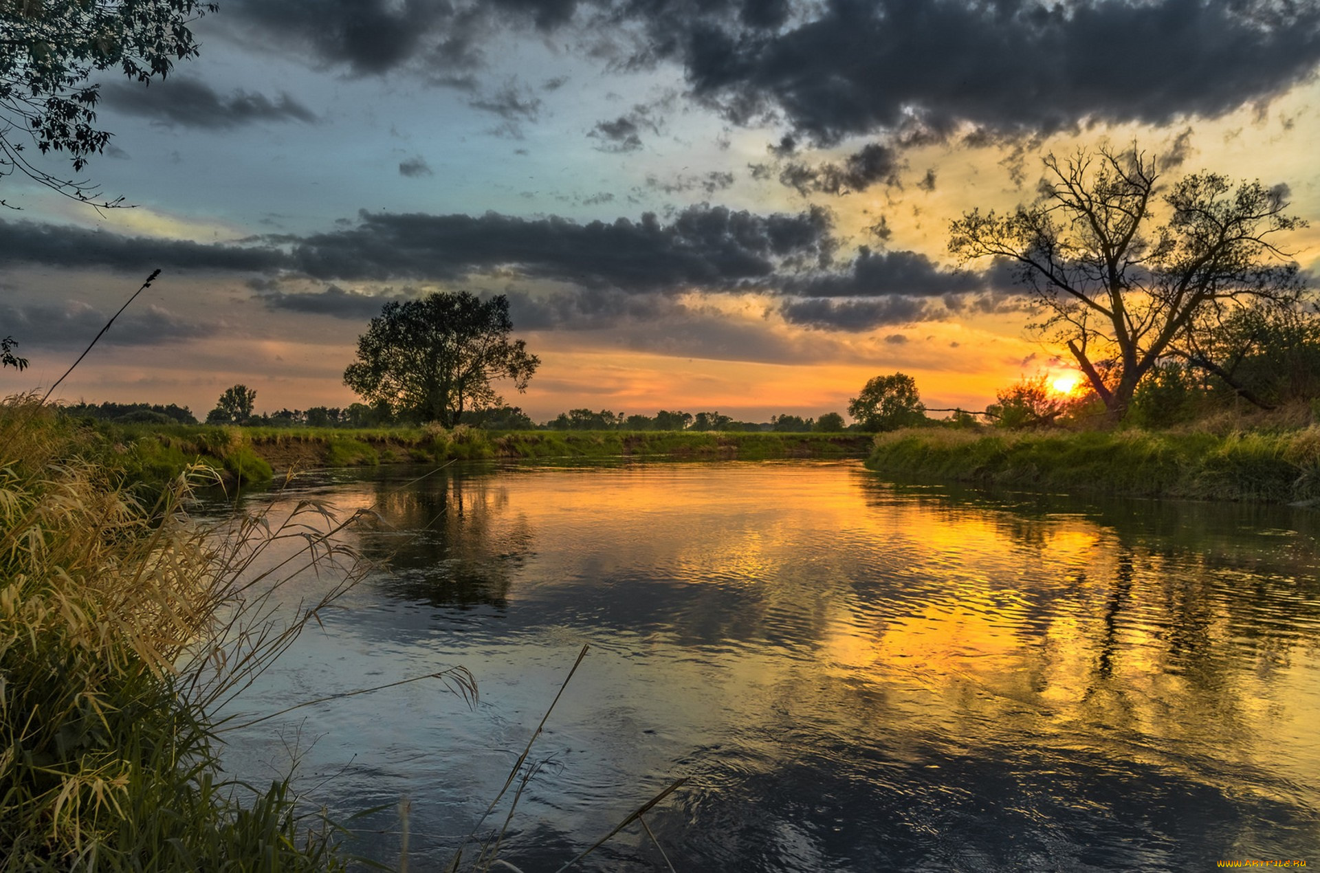 природа, реки, озера, простор