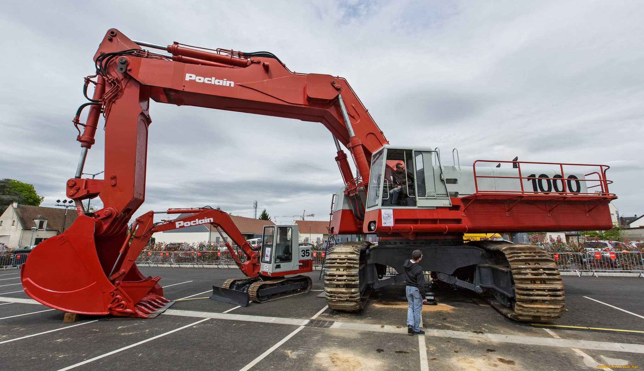 техника, экскаваторы, ковш, стрела