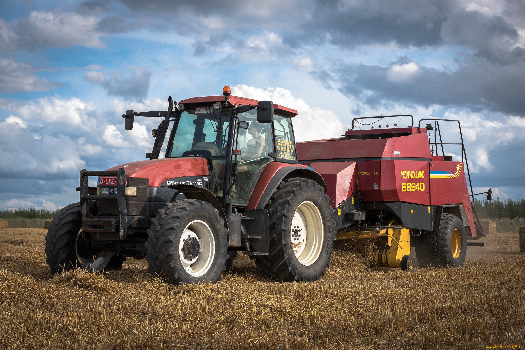 техника, тракторы, поле, трактор