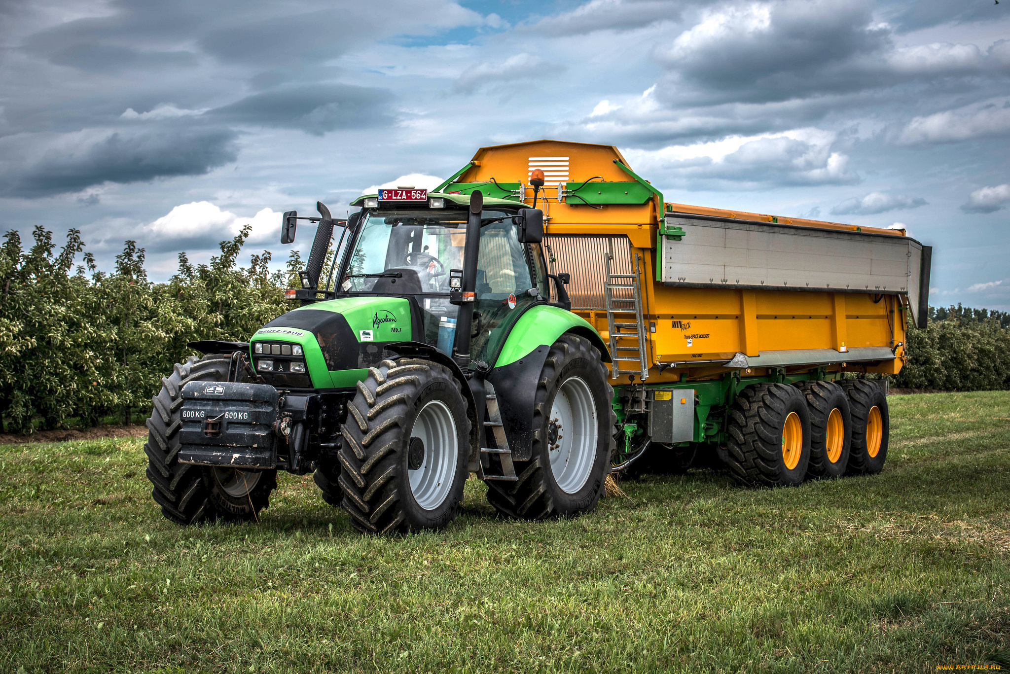 техника, тракторы, поле, трактор