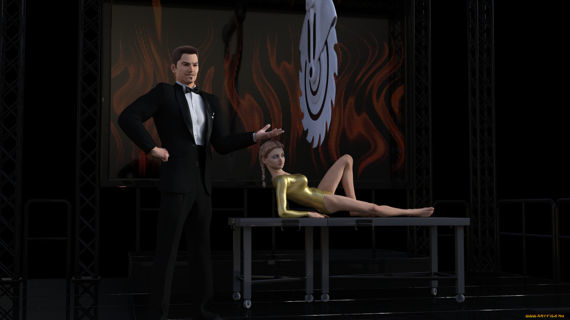 3д, графика, люди, , people, девушка, взгляд, фон