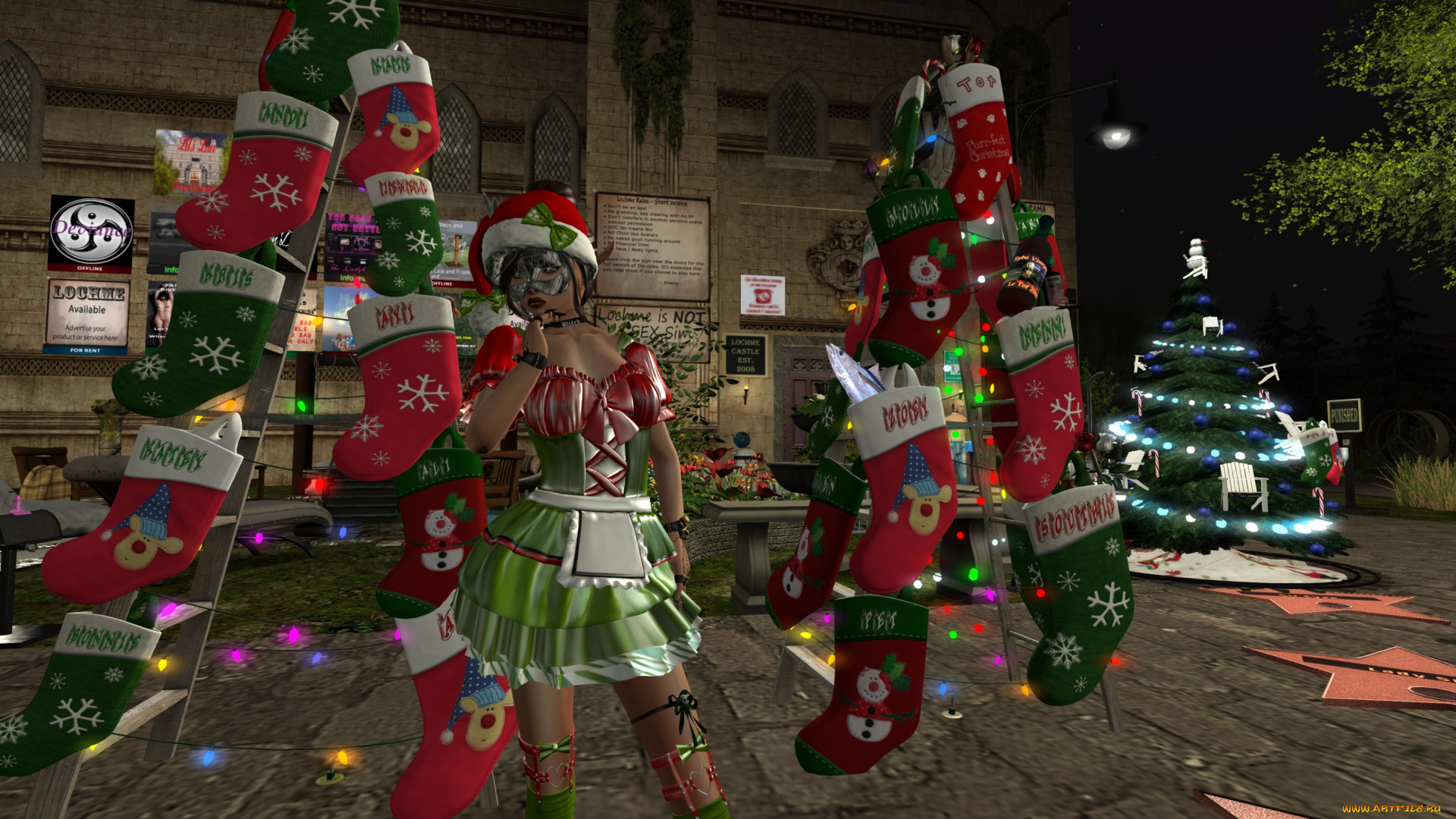 3д, графика, праздники, , holidays, фон, взгляд, девушка