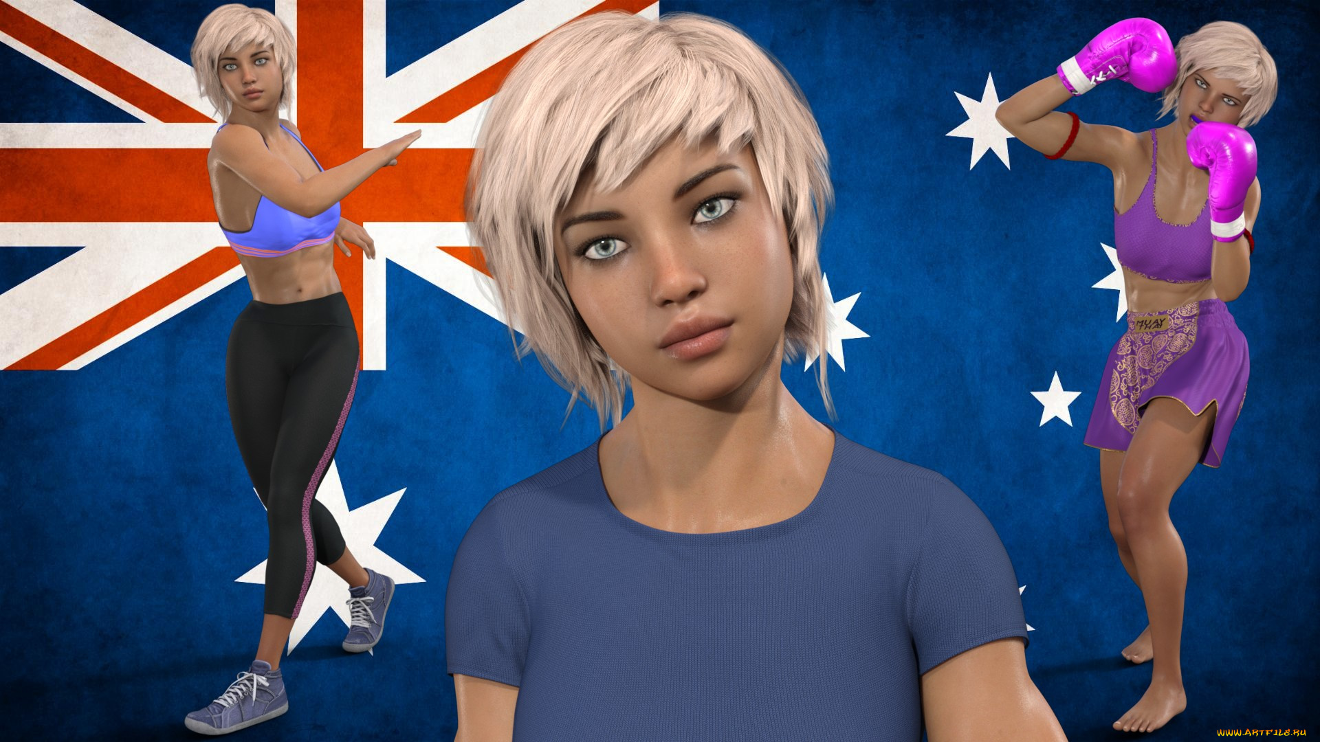 3д, графика, спорт, , sport, фон, взгляд, девушка