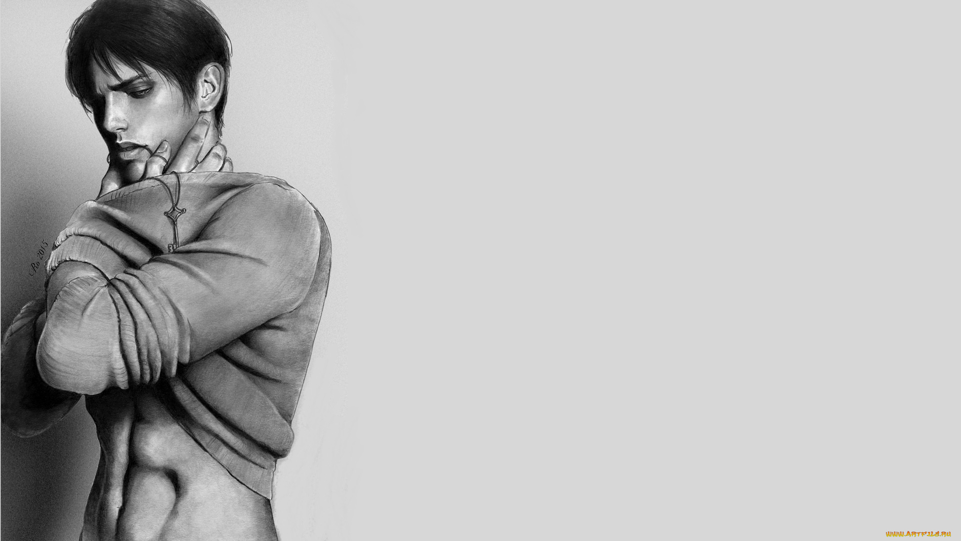 аниме, shingeki, no, kyojin, эрен