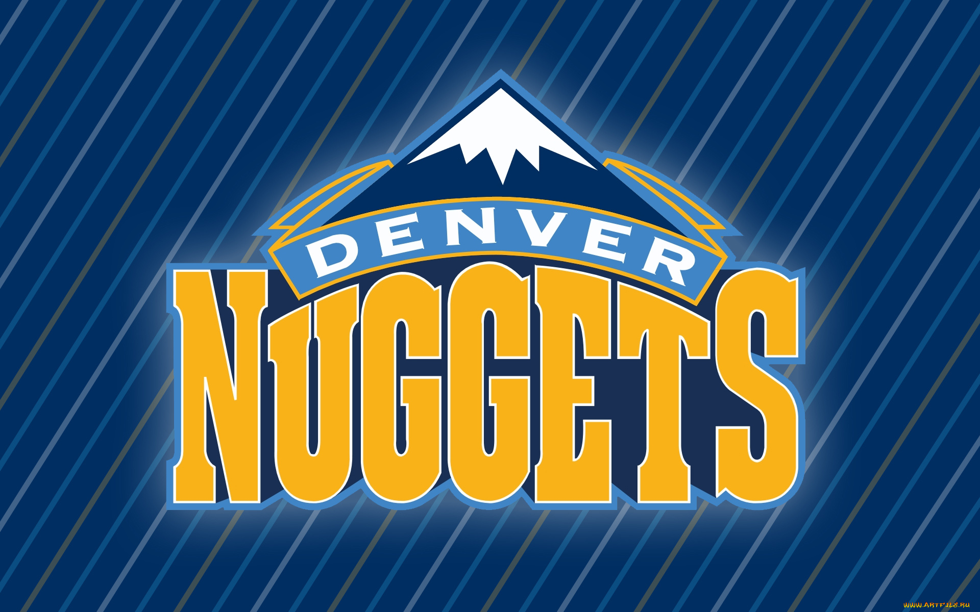 спорт, эмблемы, клубов, denver, nuggets