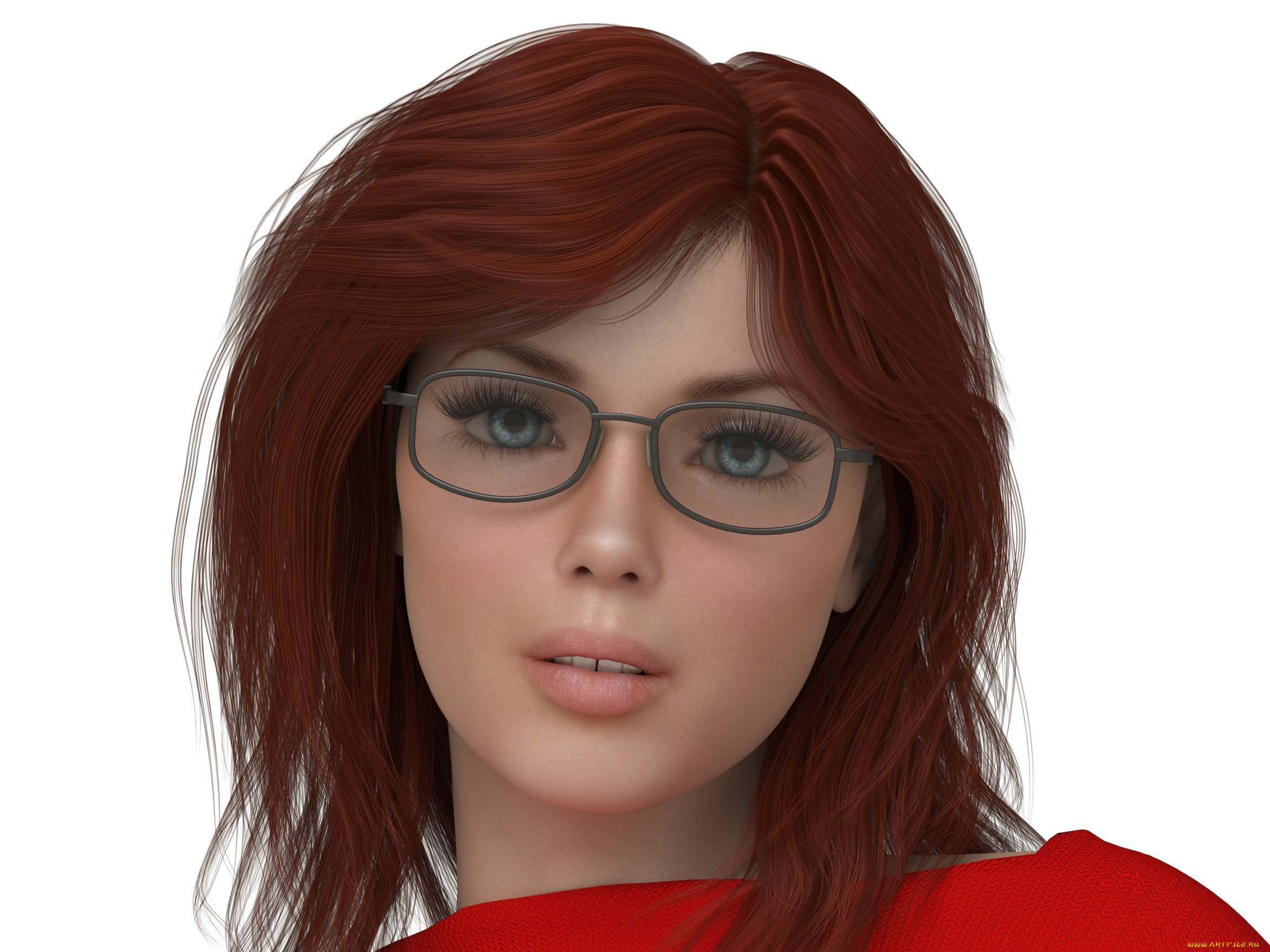 3д, графика, портрет, , portraits, фон, взгляд, девушка