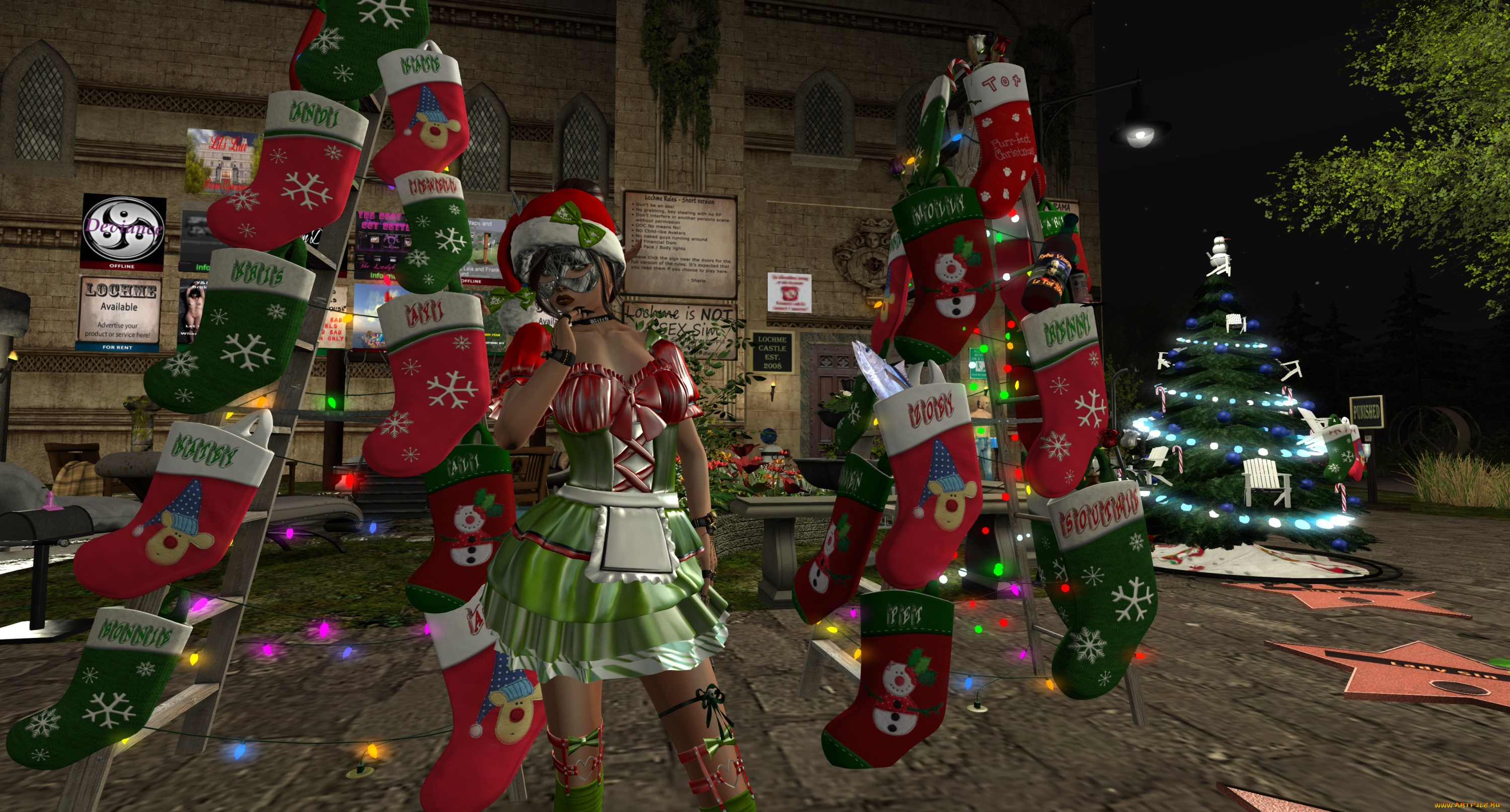 3д, графика, праздники, , holidays, фон, взгляд, девушка