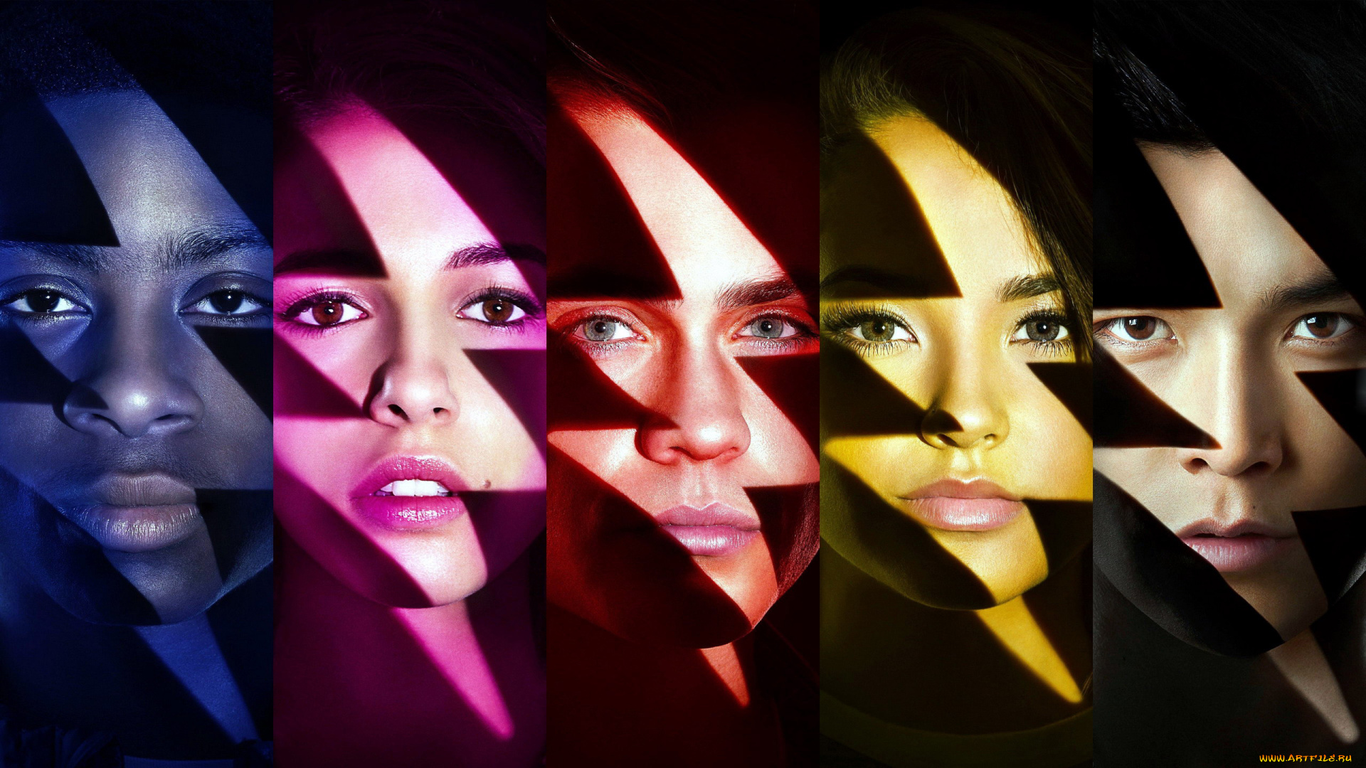 кино, фильмы, power, rangers, коллаж