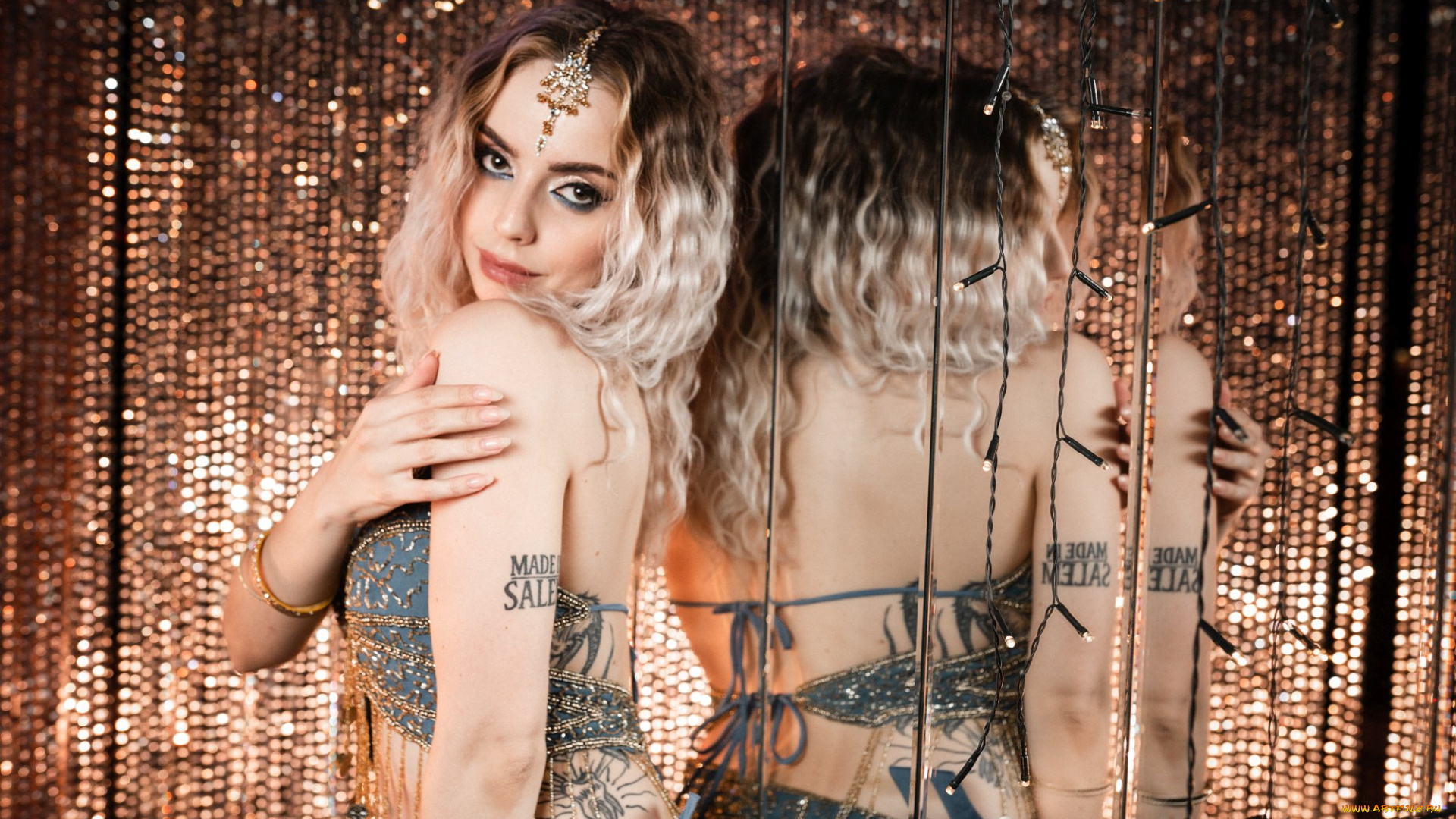 девушки, -, блондинки, , светловолосые, golden, girls, ночной, клуб, модель