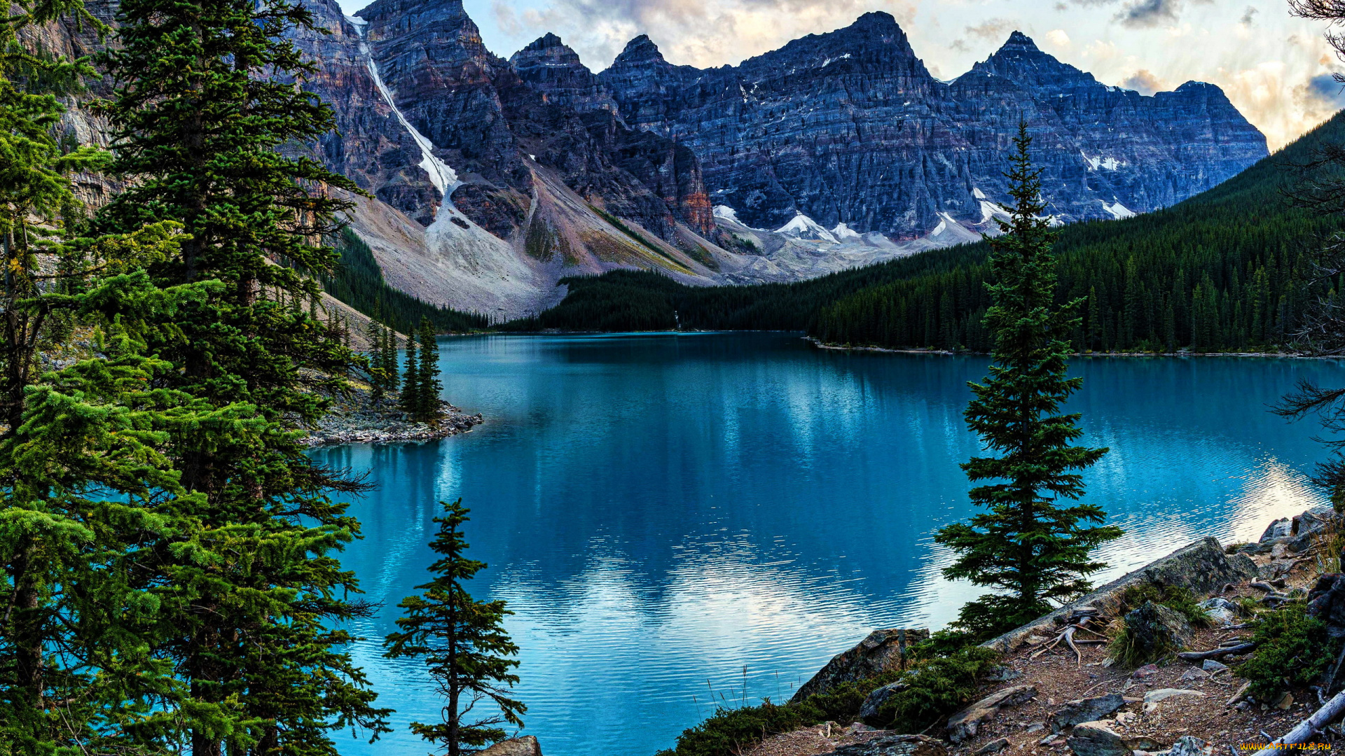 moraine, lake, banff, national, park, canada, alberta, природа, реки, озера, moraine, lake, banff, national, park