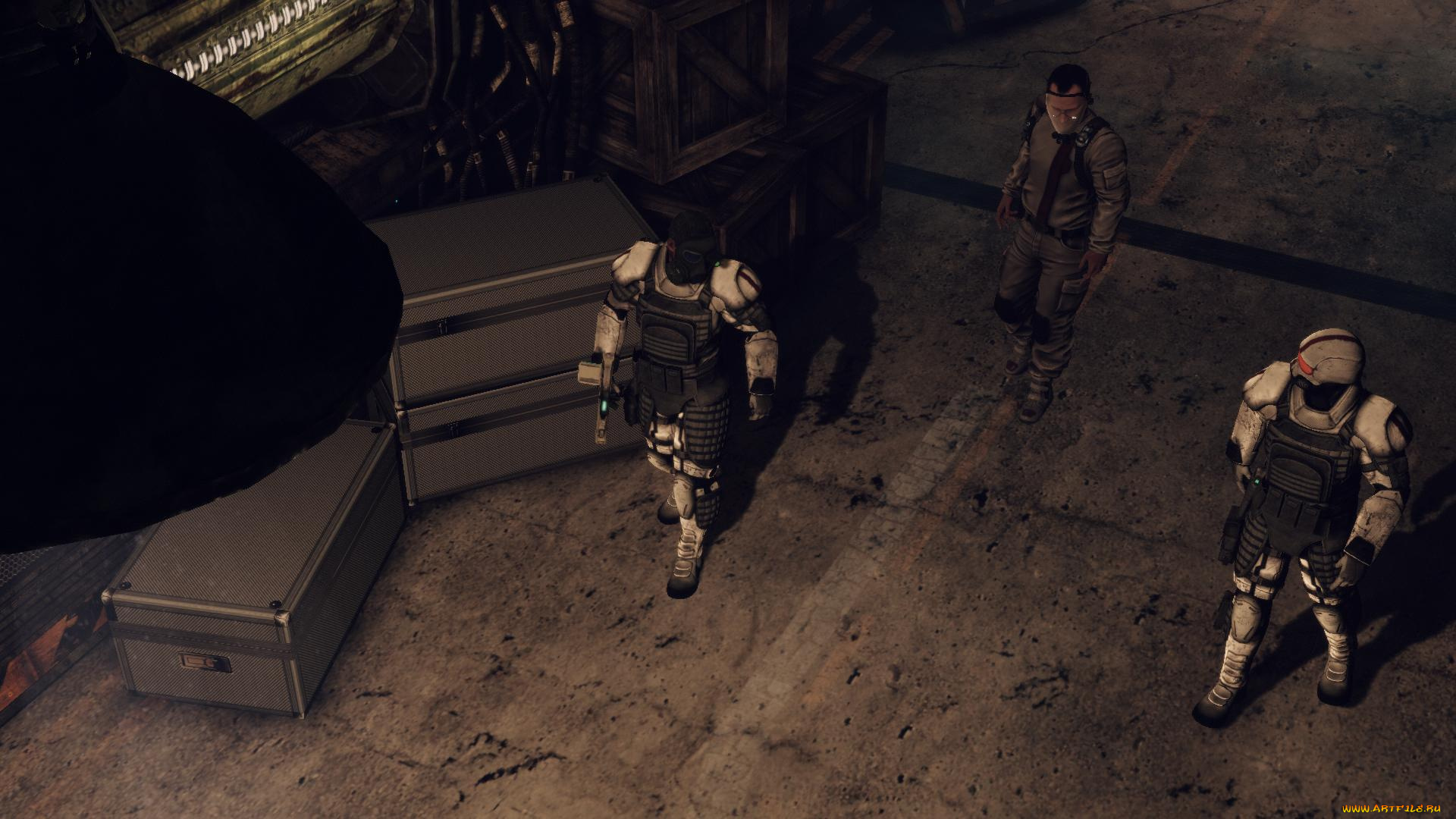 видео, игры, afterfall, , insanity, люди, ящики