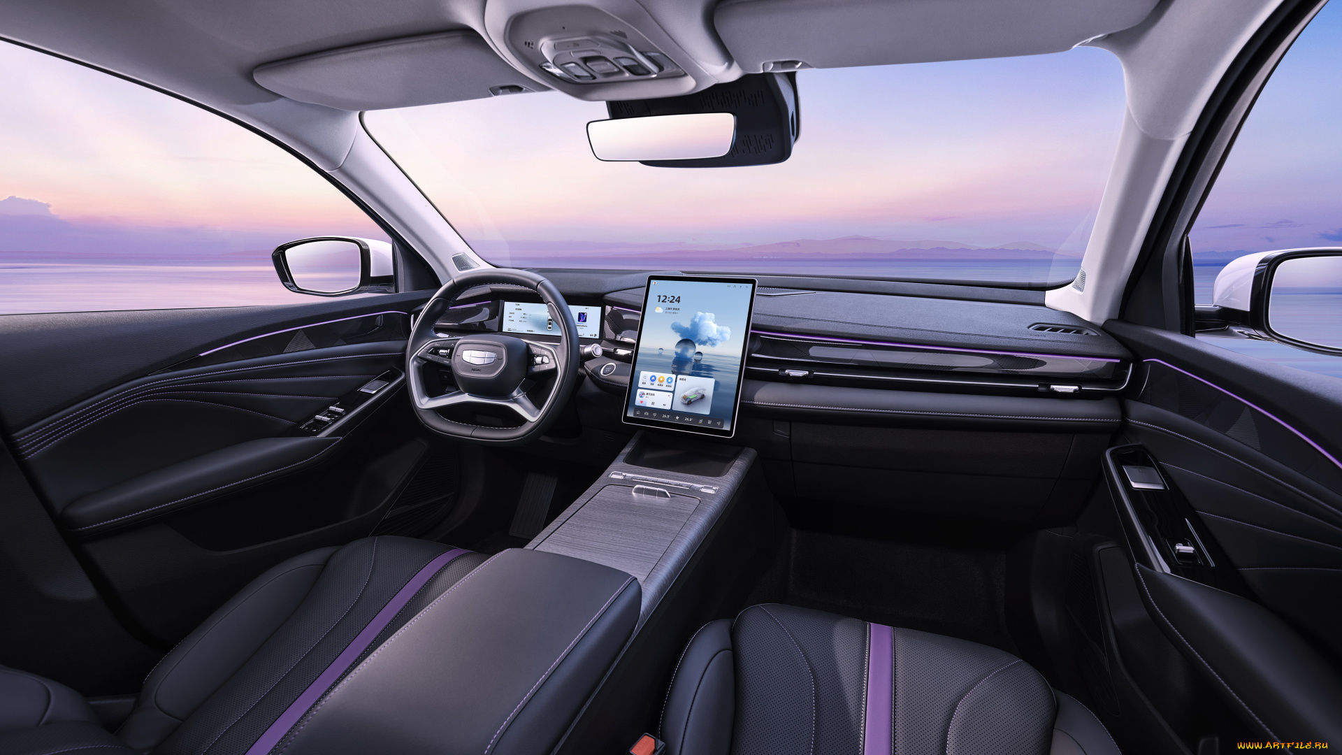 автомобили, интерьеры, geely