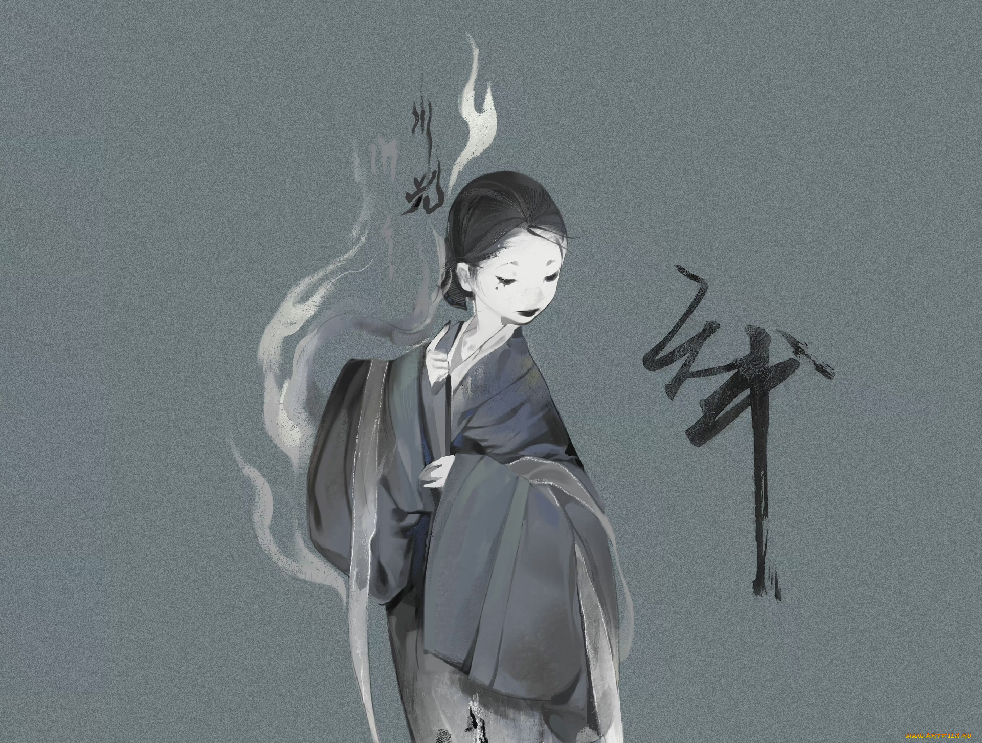 аниме, животные, , существа, девочка