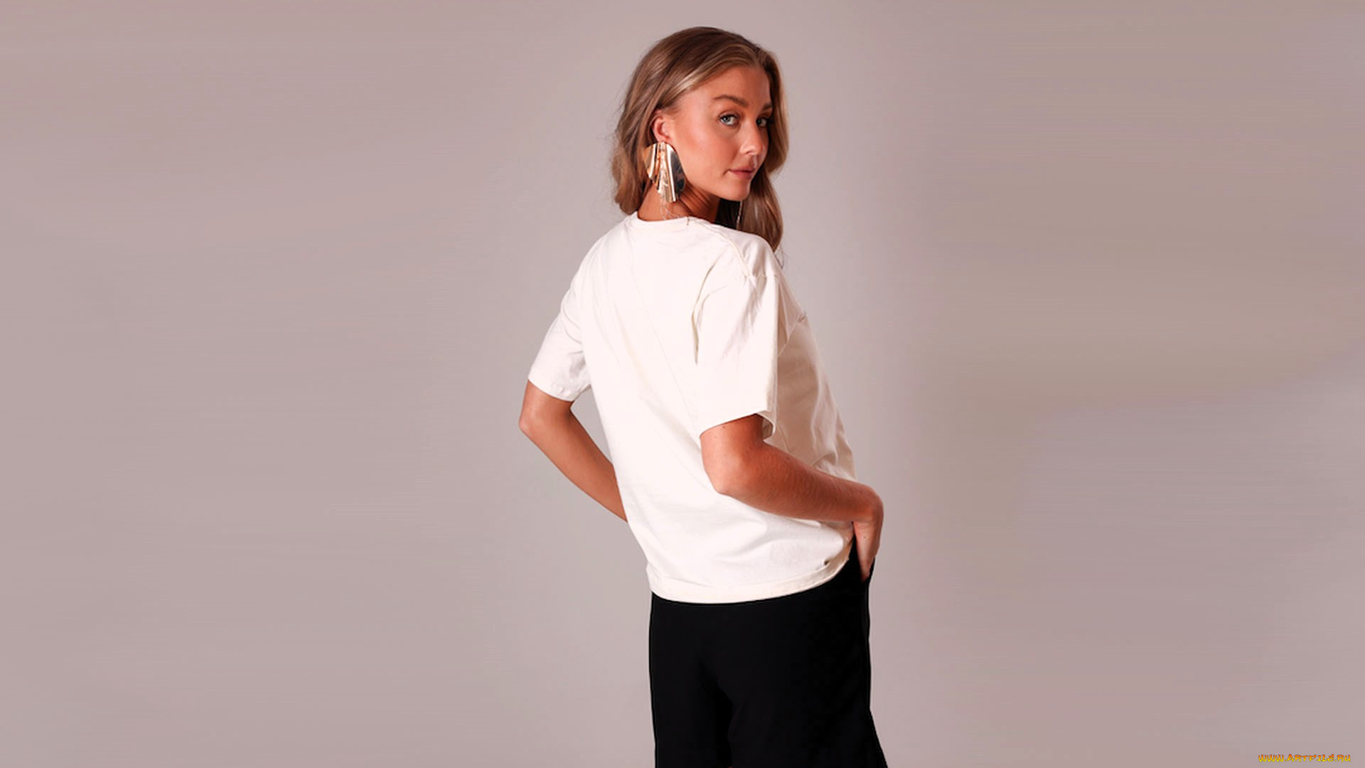 девушки, tara, goddard, русая, футболка, шорты