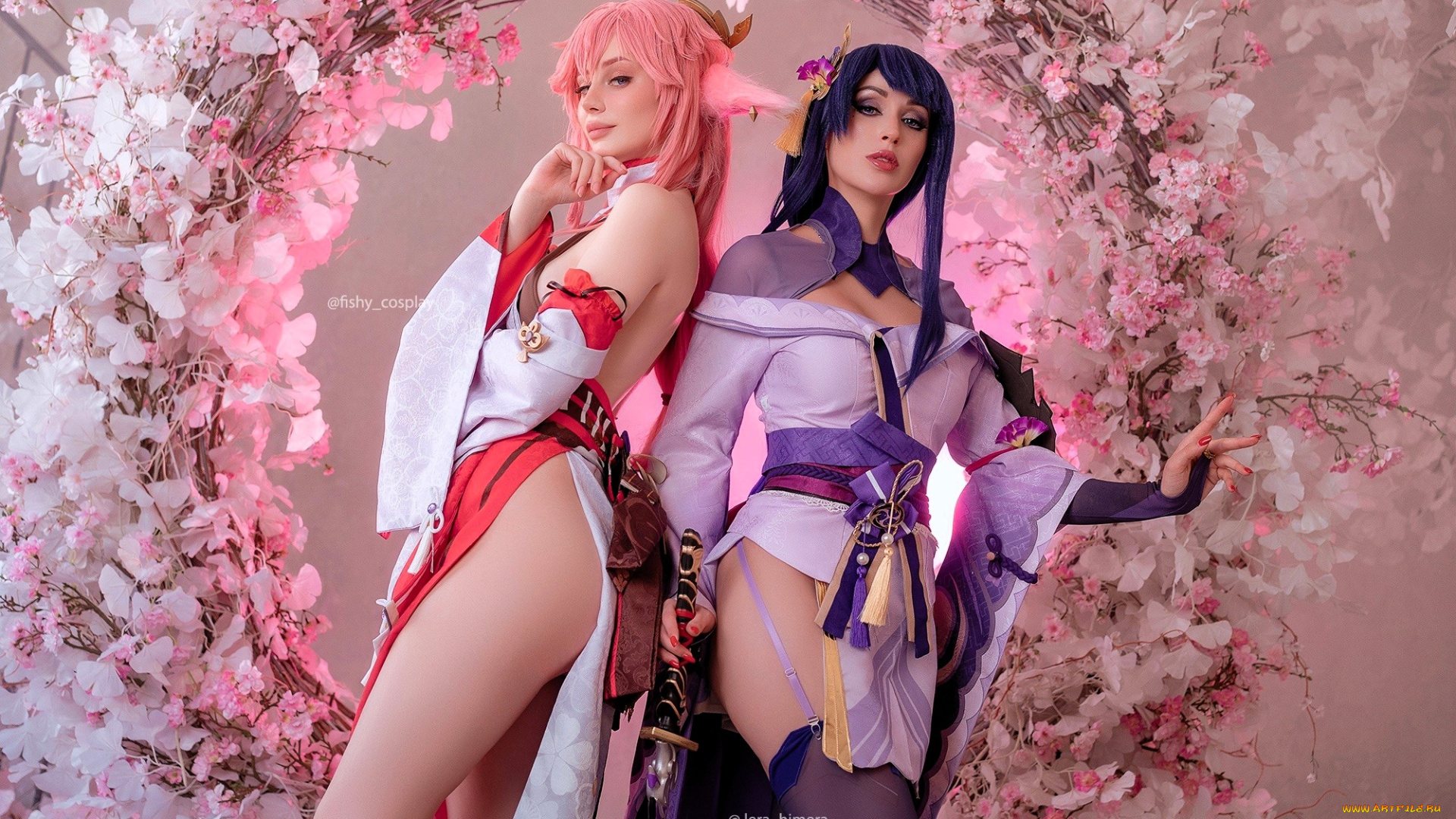 девушки, valery, himera, , lera, himera, образы, косплей, оружие, наряды, кольцо, цветы