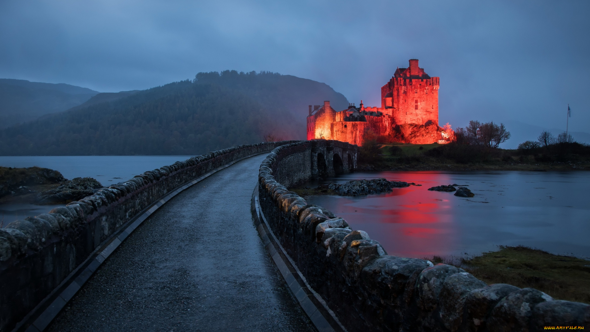 eilean, donan, castle, scotland, города, замок, эйлен-донан, , шотландия, eilean, donan, castle