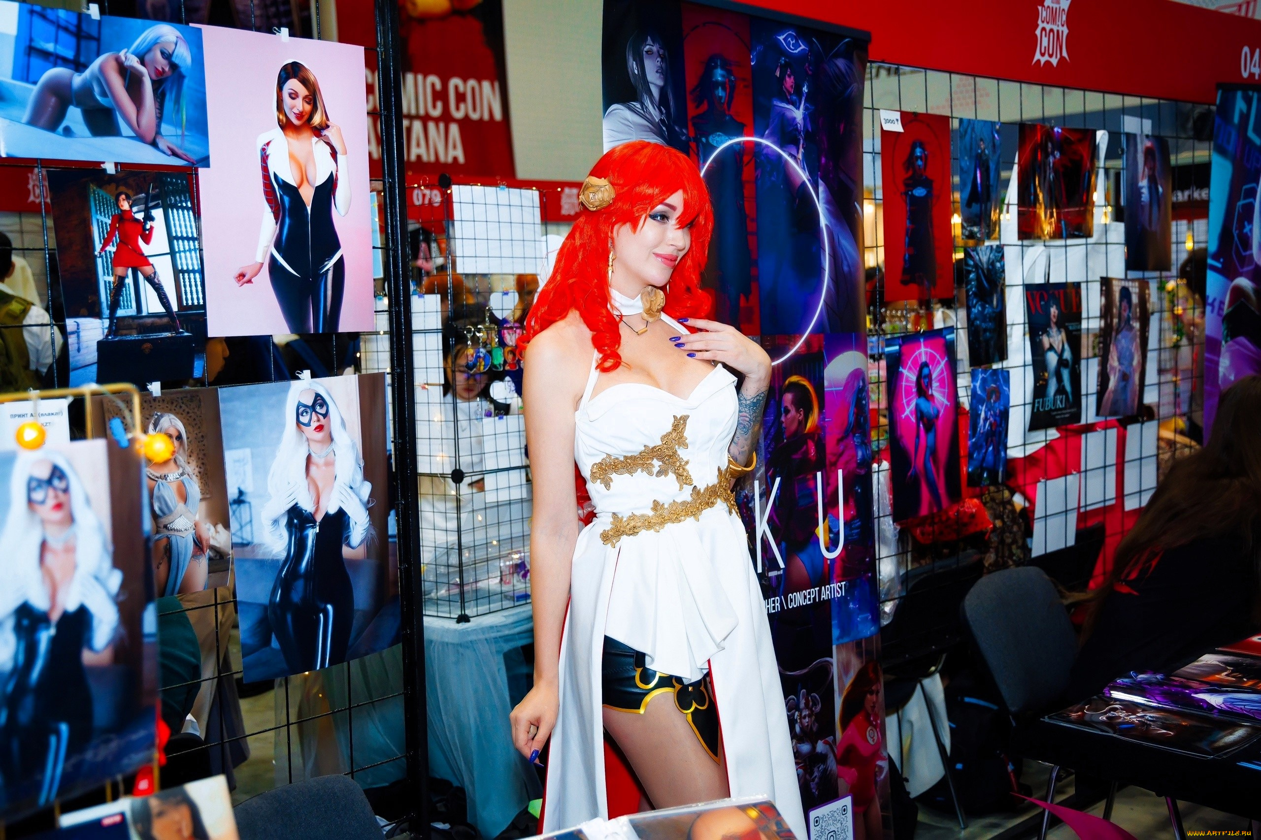 девушки, valery, himera, , lera, himera, образ, косплей, тату, наряд, плакаты, шоу