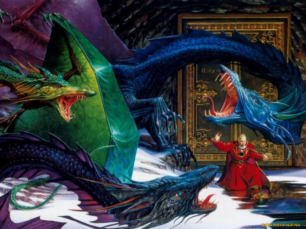 фэнтези, драконы