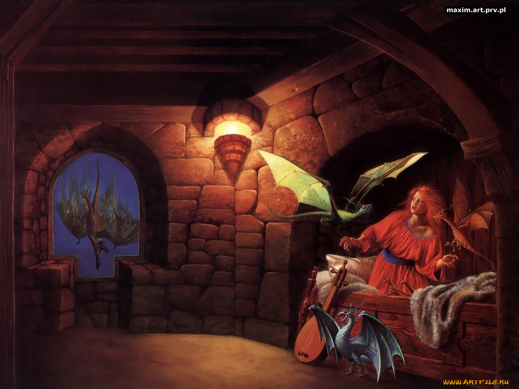 фэнтези, драконы