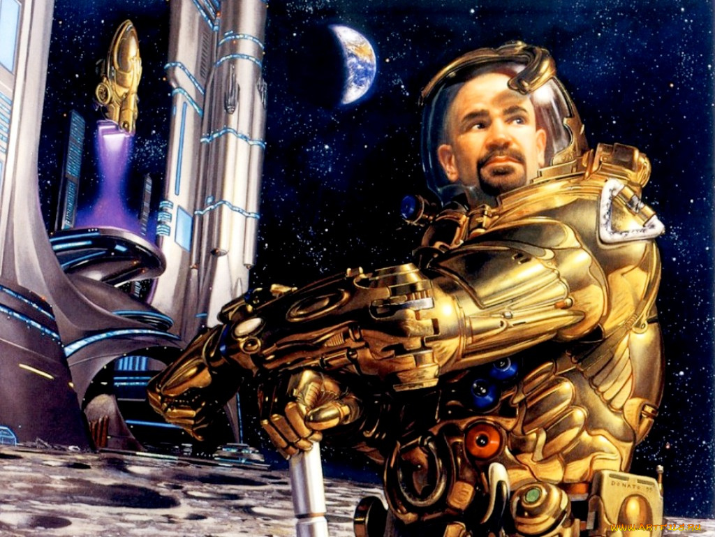 фэнтези, роботы, киборги, механизмы