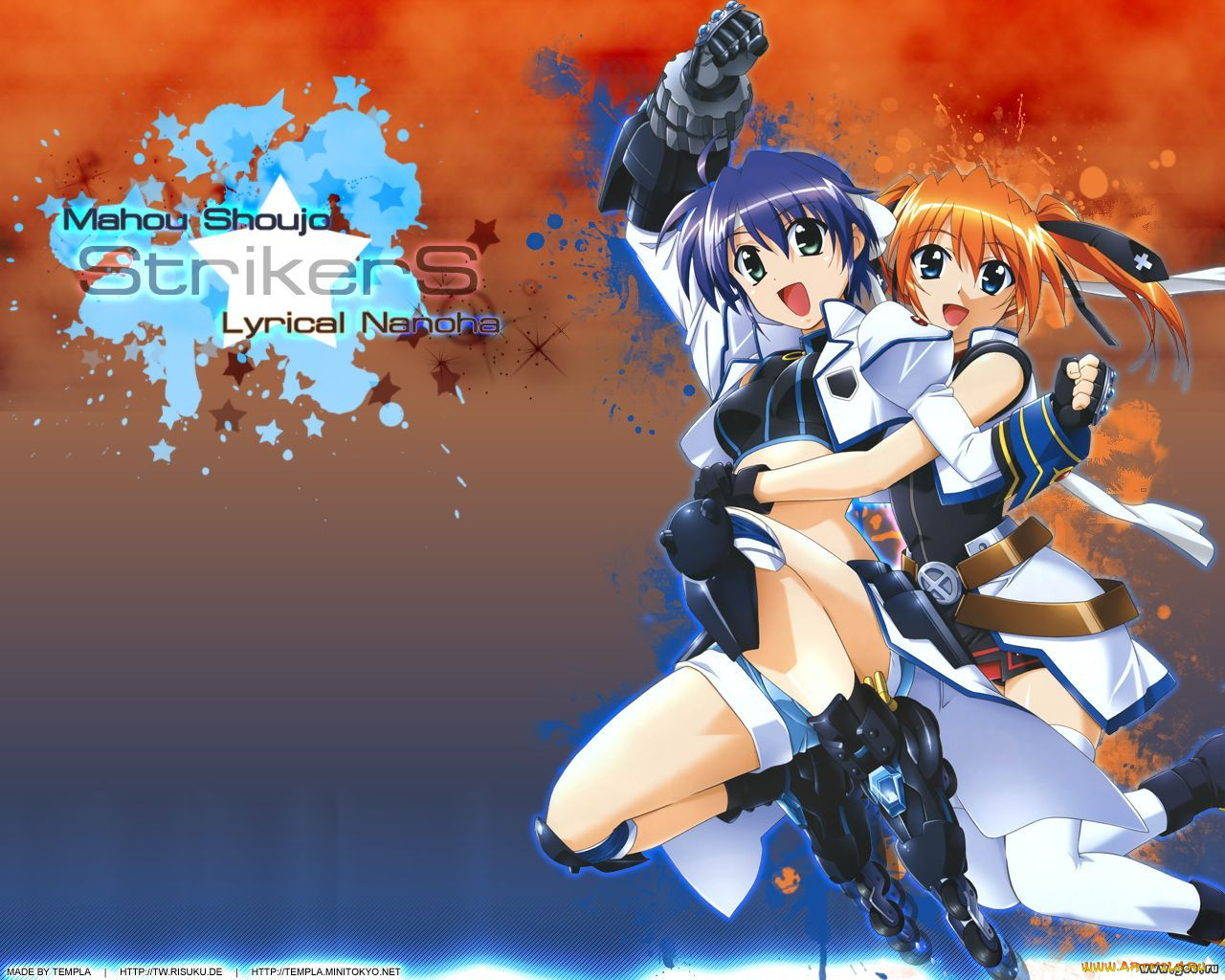 аниме, mahou, shoujo, lyrical, nanoha