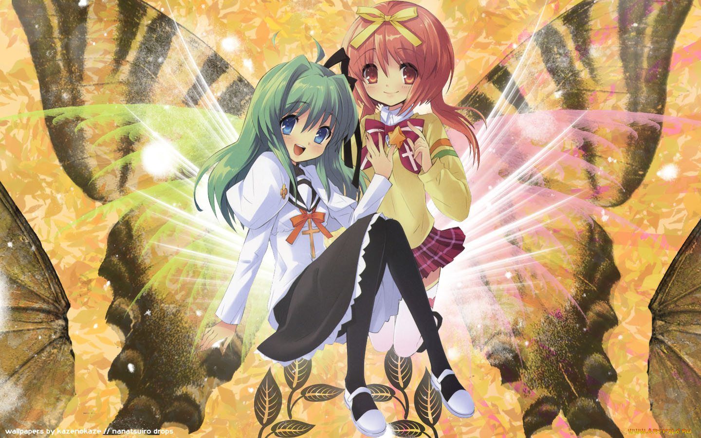 аниме, nanatsuiro, drops