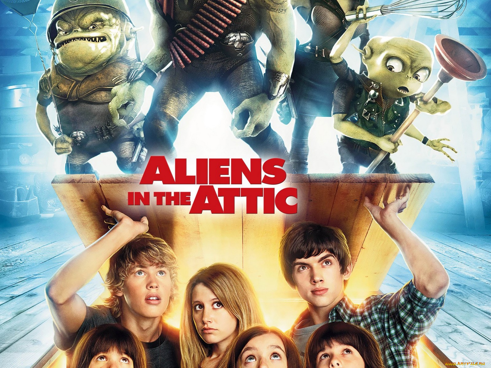 aliens, in, the, attic, видео, игры