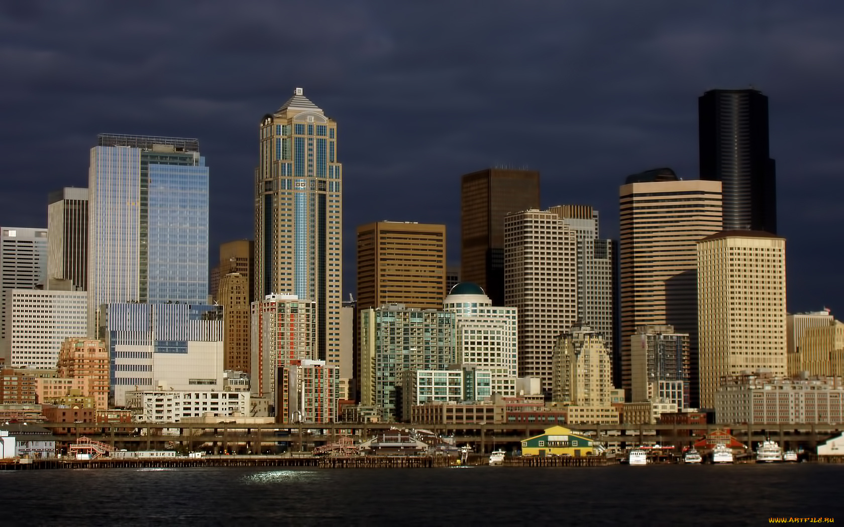 города, сиэтл, сша