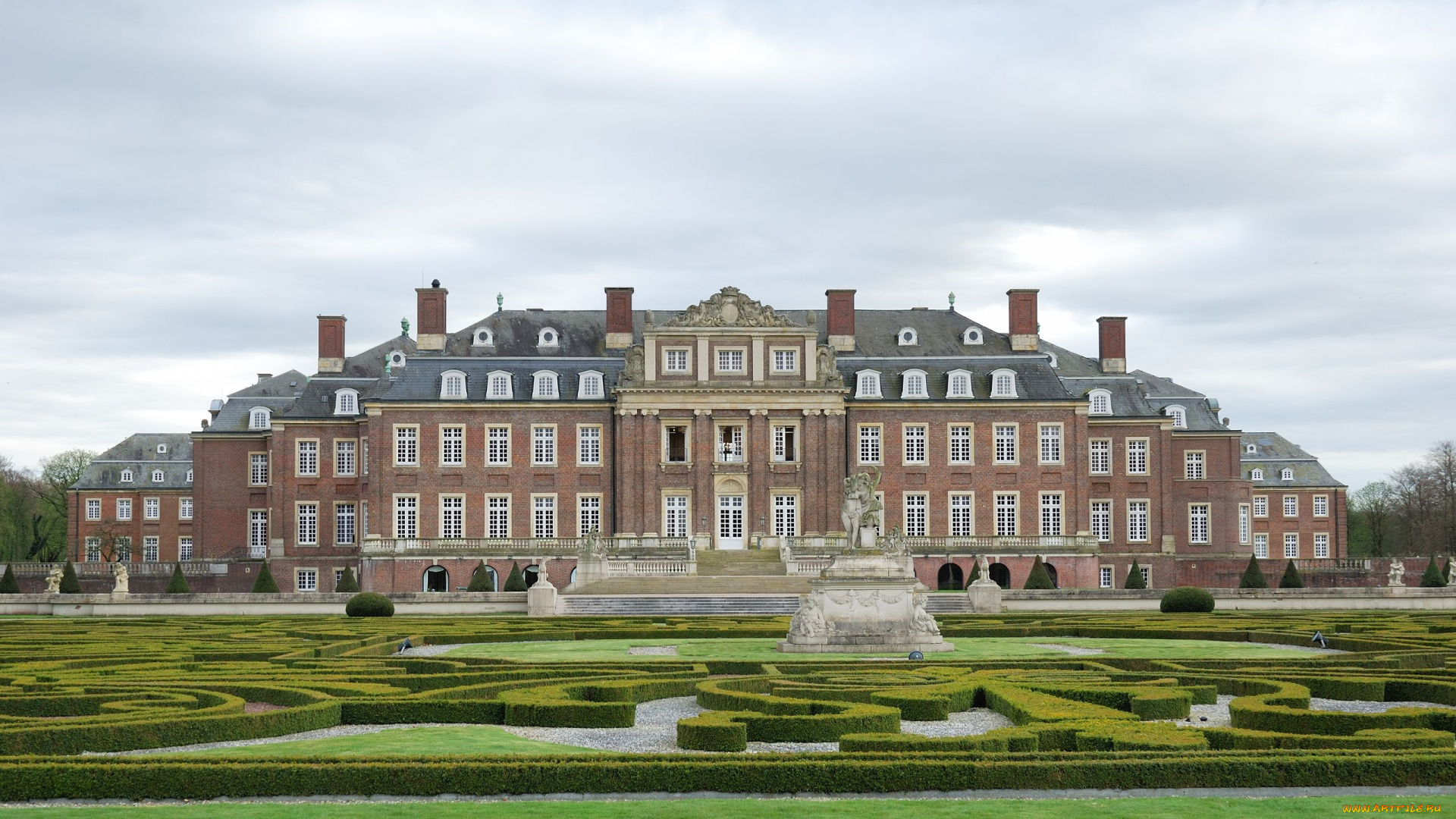 города, дворцы, замки, крепости, германия, nordkirchen