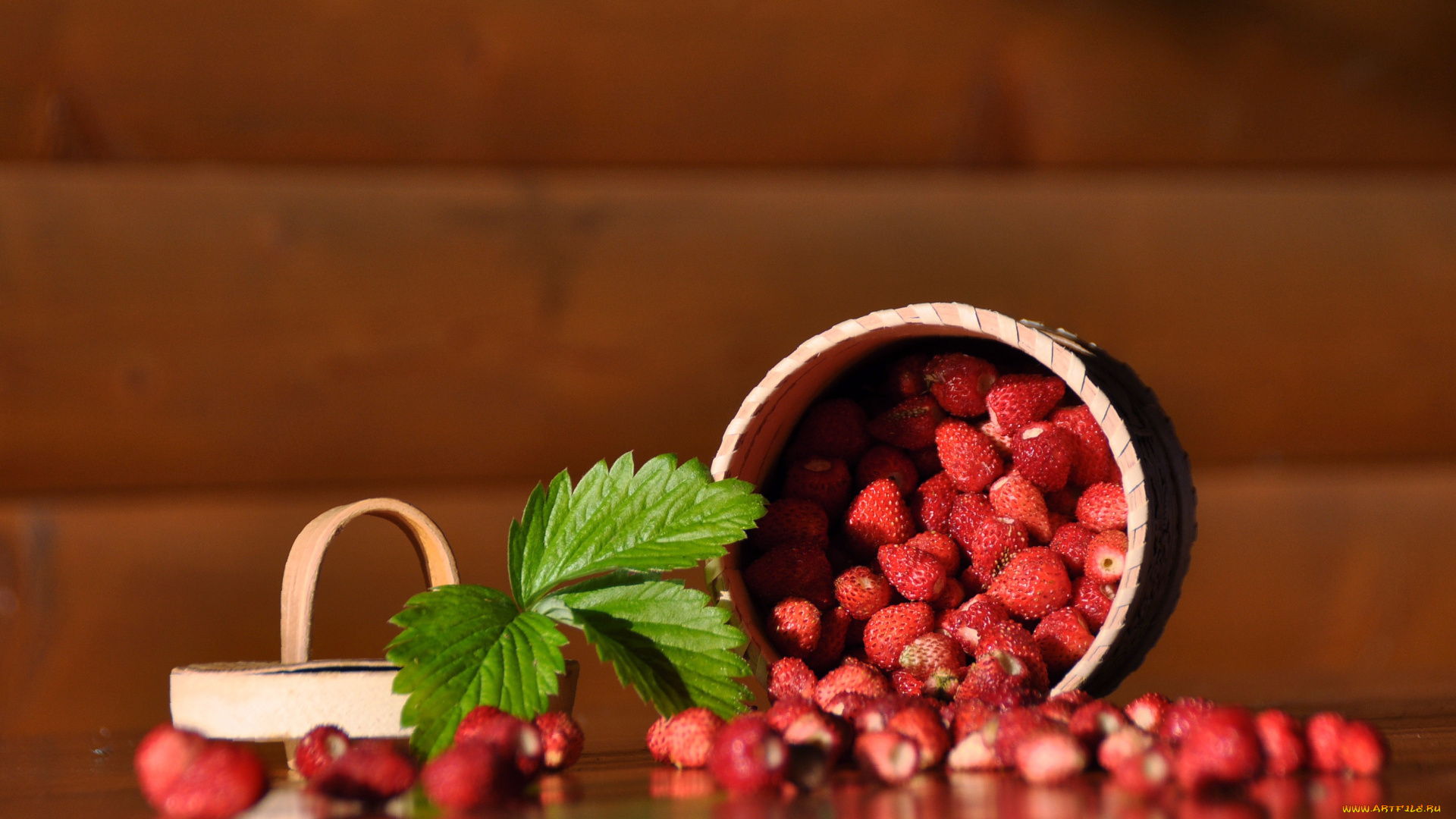 натали*nka, первый, урожай, еда, клубника, земляника, спелые, ягоды, лукошко