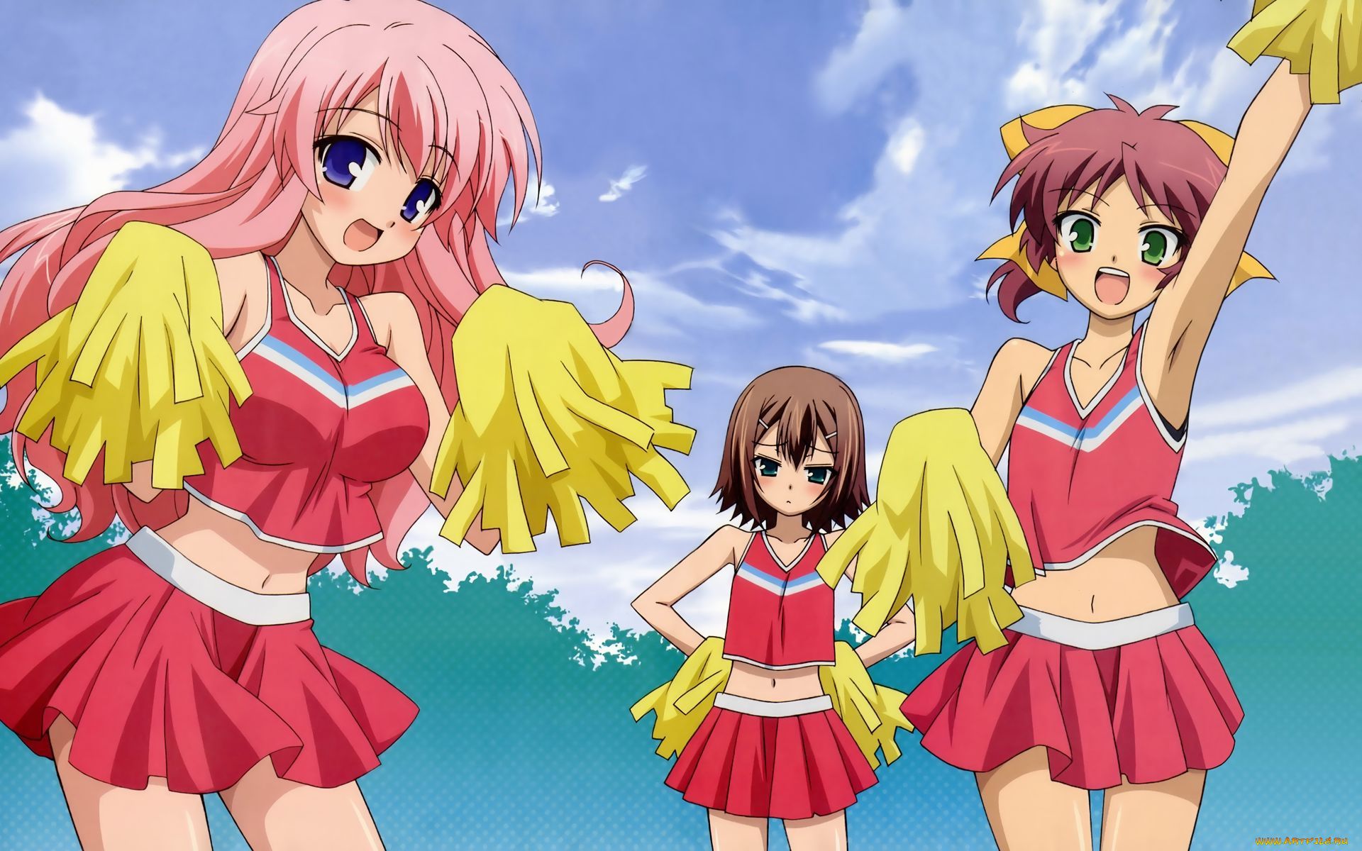 аниме, baka, to, test, shoukanjuu