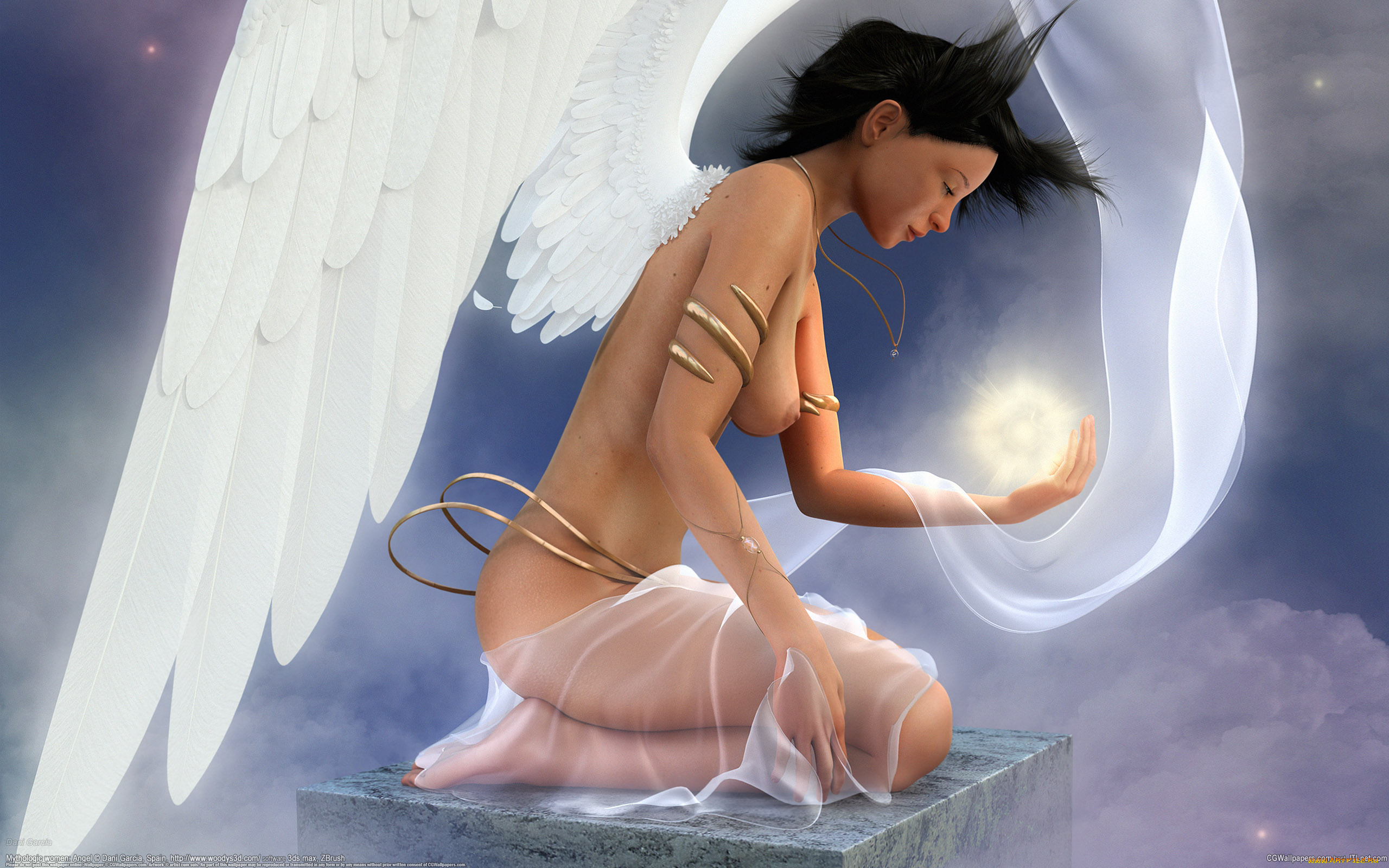 3д, графика, angel, ангел