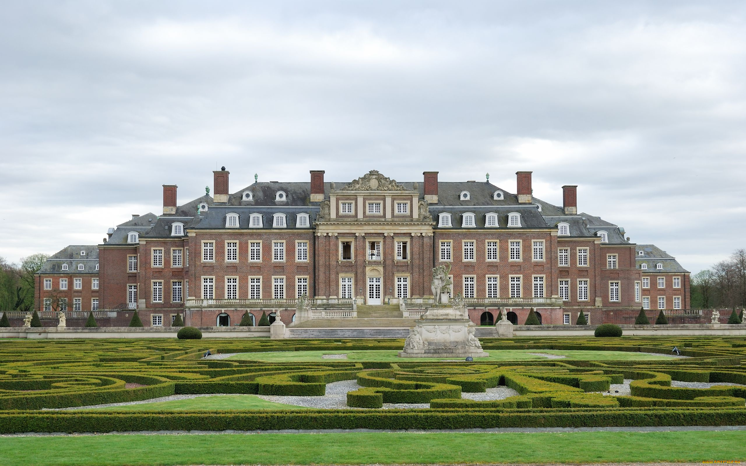 города, дворцы, замки, крепости, германия, nordkirchen