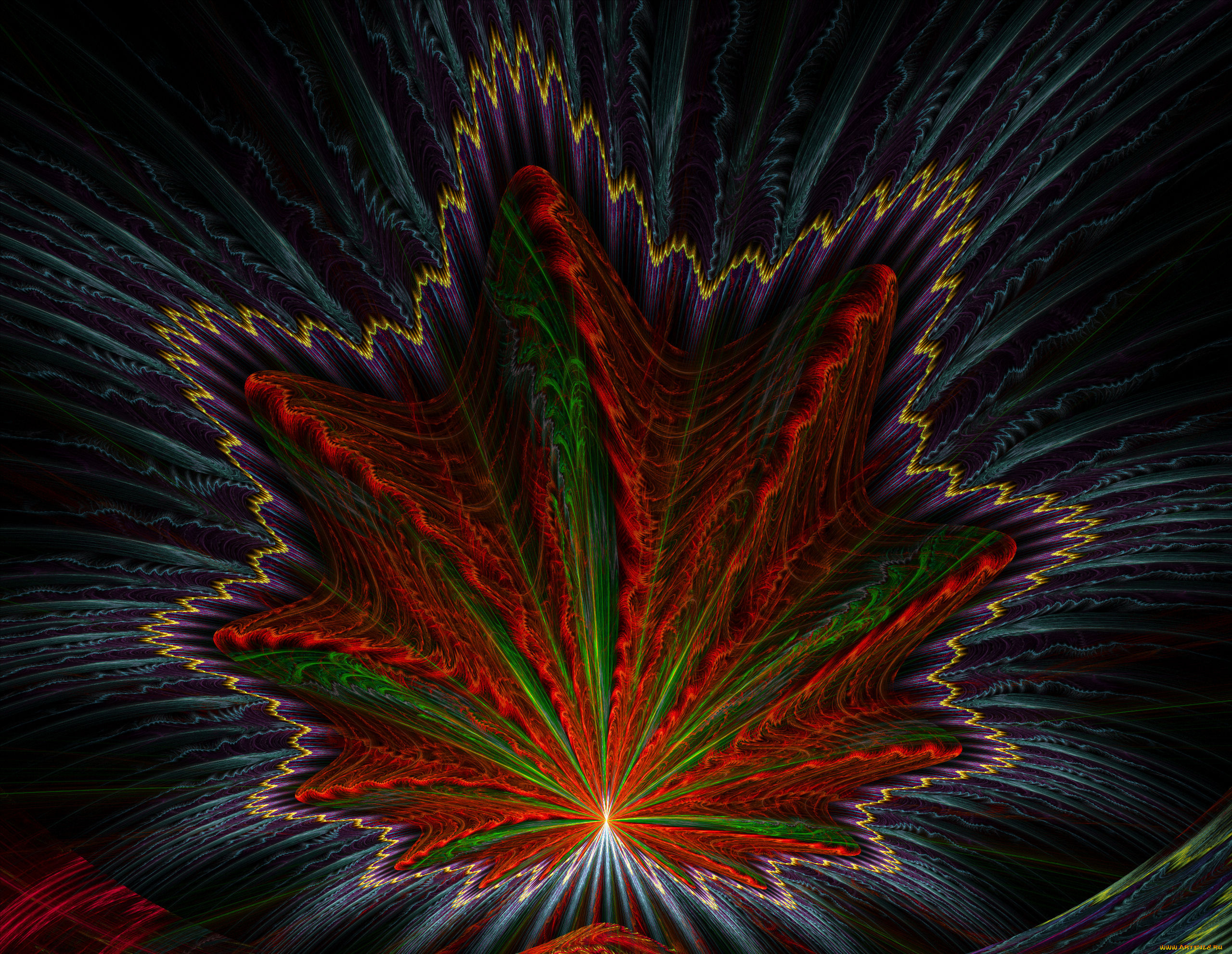 3д, графика, fractal, фракталы