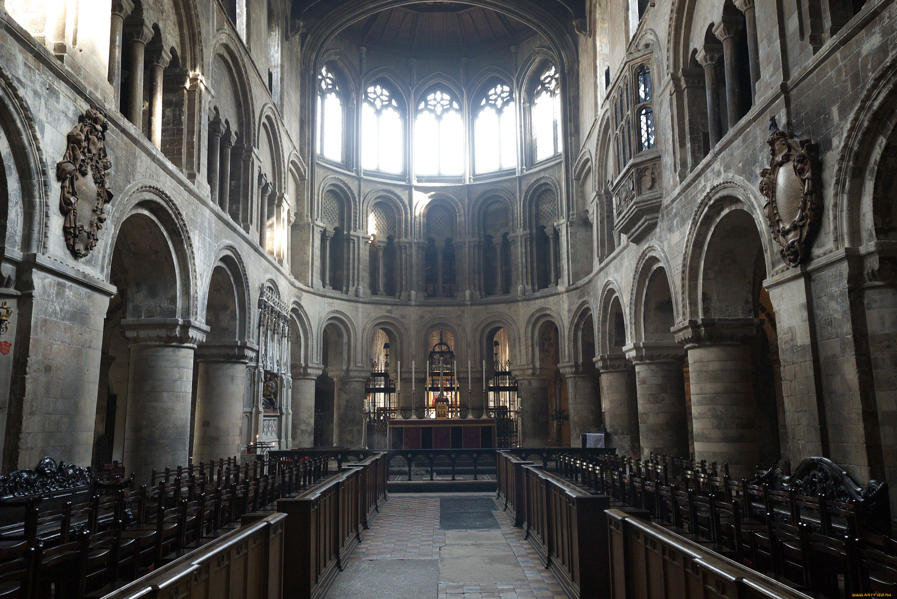 церковь, святого, варфоломея, прага, интерьер, убранство, роспись, храма