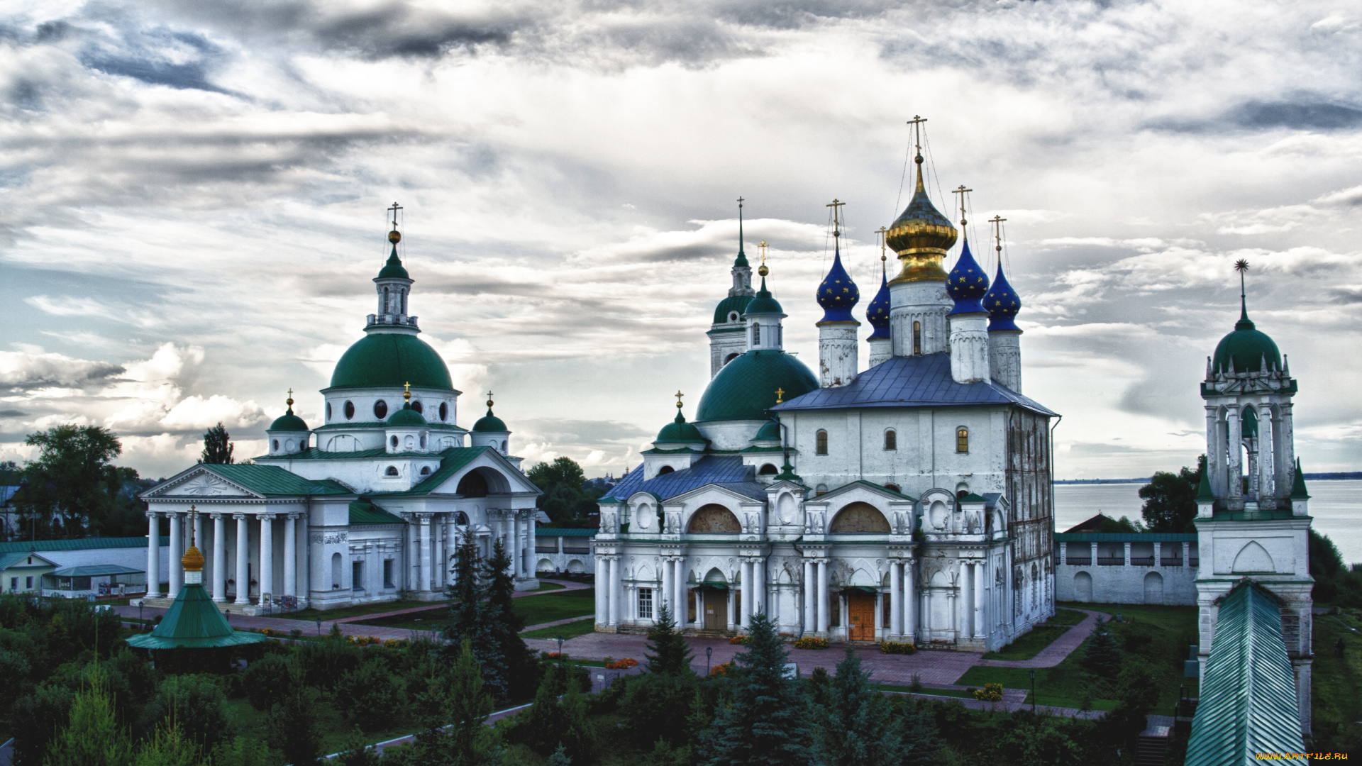 спасо, Яковлев, монастырь, ростов, города, православные, церкви, монастыри, купола, кресты