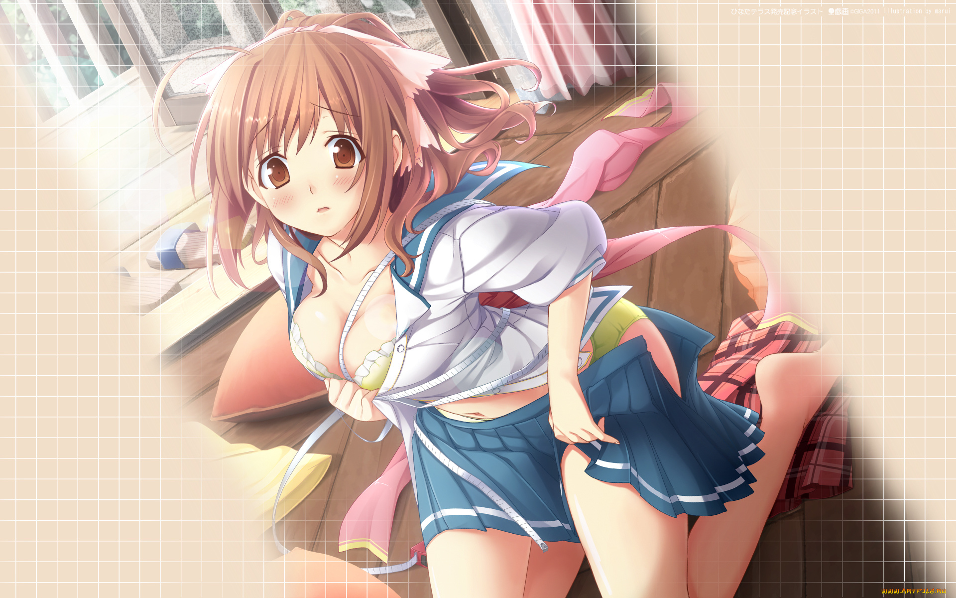 аниме, *unknown, другое, девушка, школьная, форма