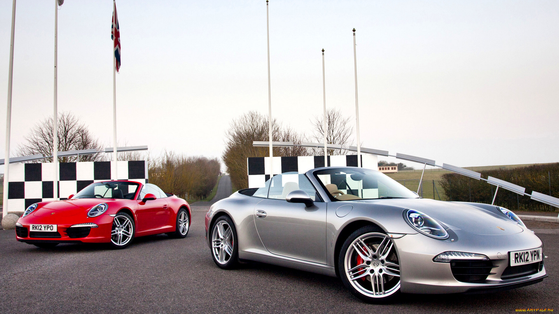 автомобили, porsche, 911, carrera, twin, car